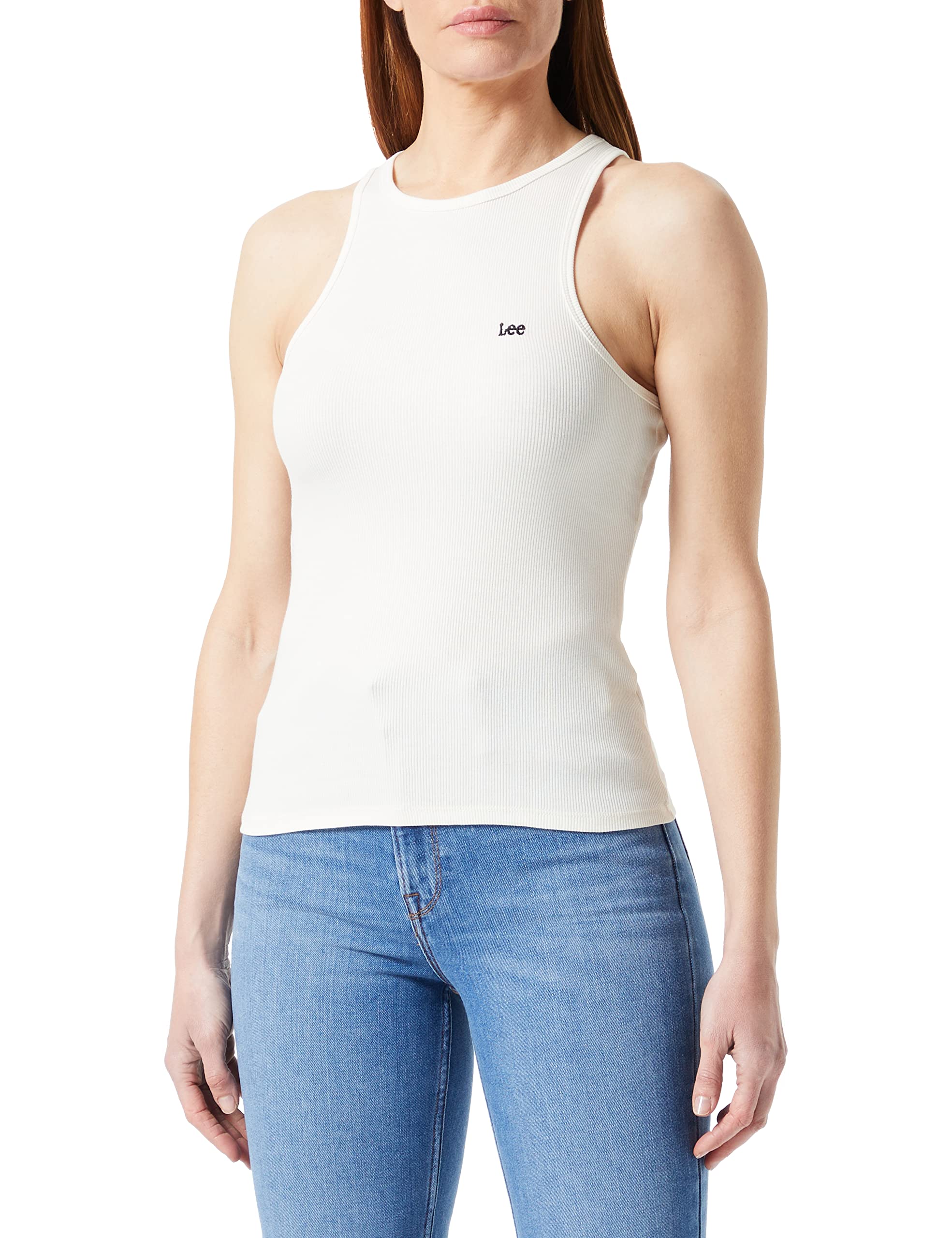 Lee Ribbed Tank débardeur femme noir XL