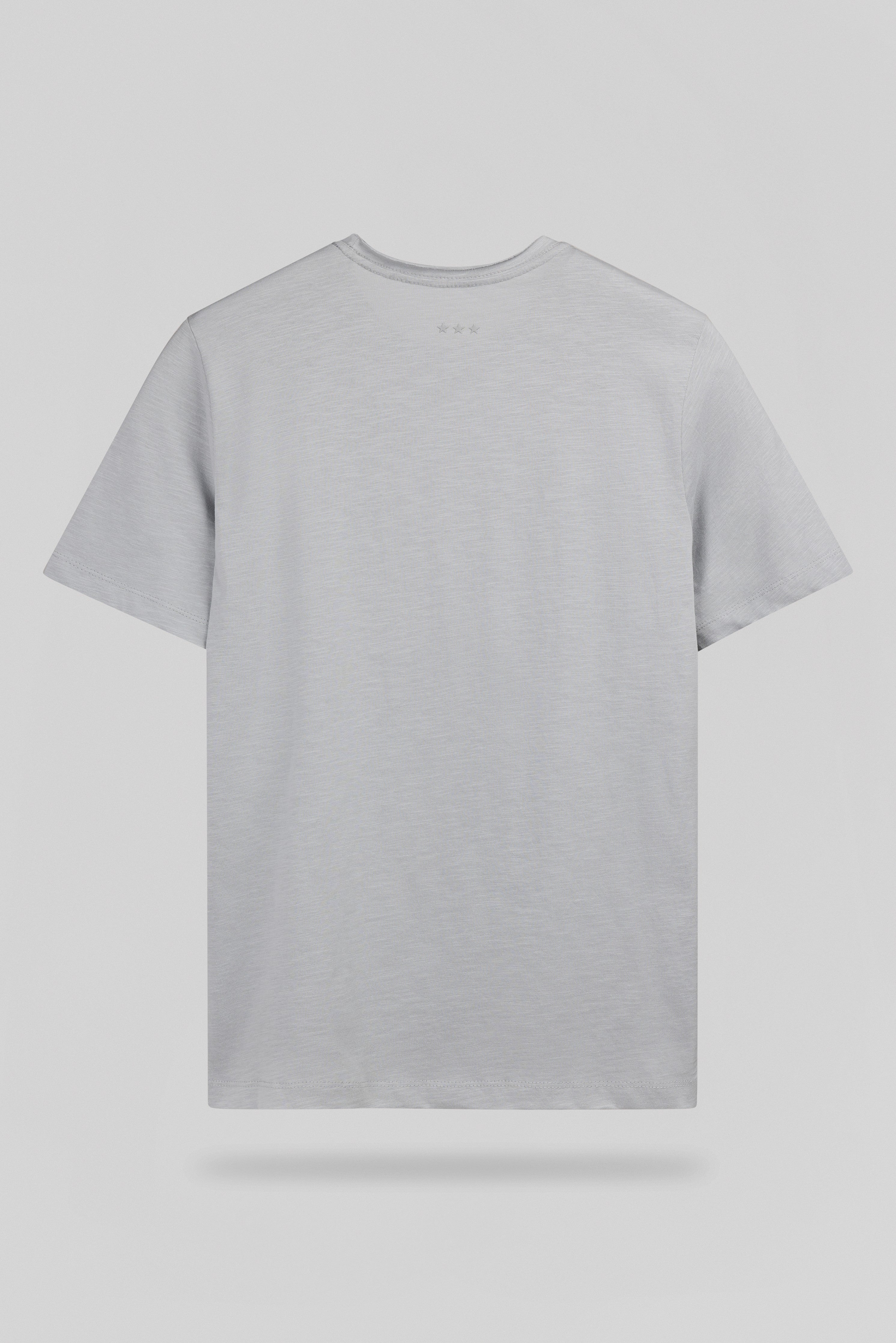 Teddy Smith T-Perry T-Shirt Bleu Fumé Slub