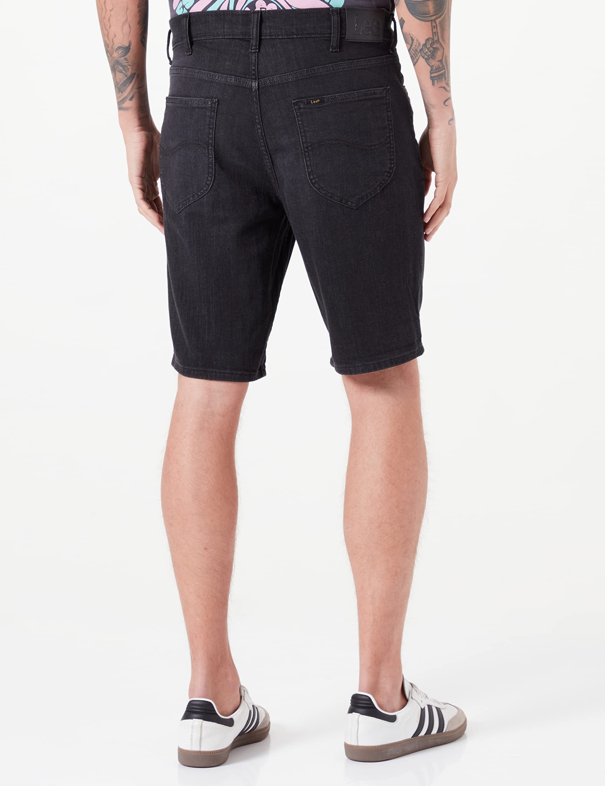 Lee Legendary short jean homme noir délavé extensible