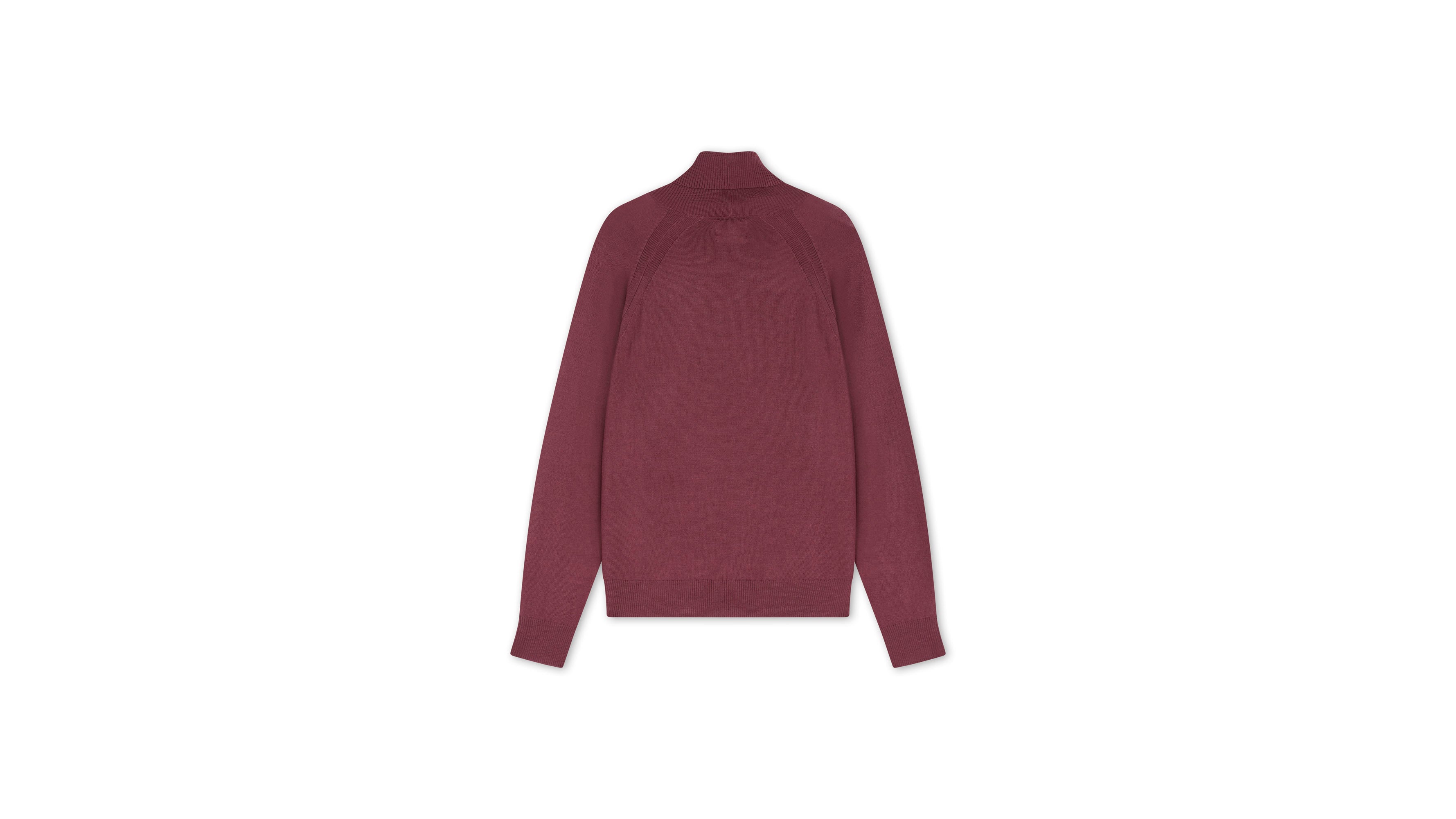Dockers pull col roulé regular rouge sassafras M