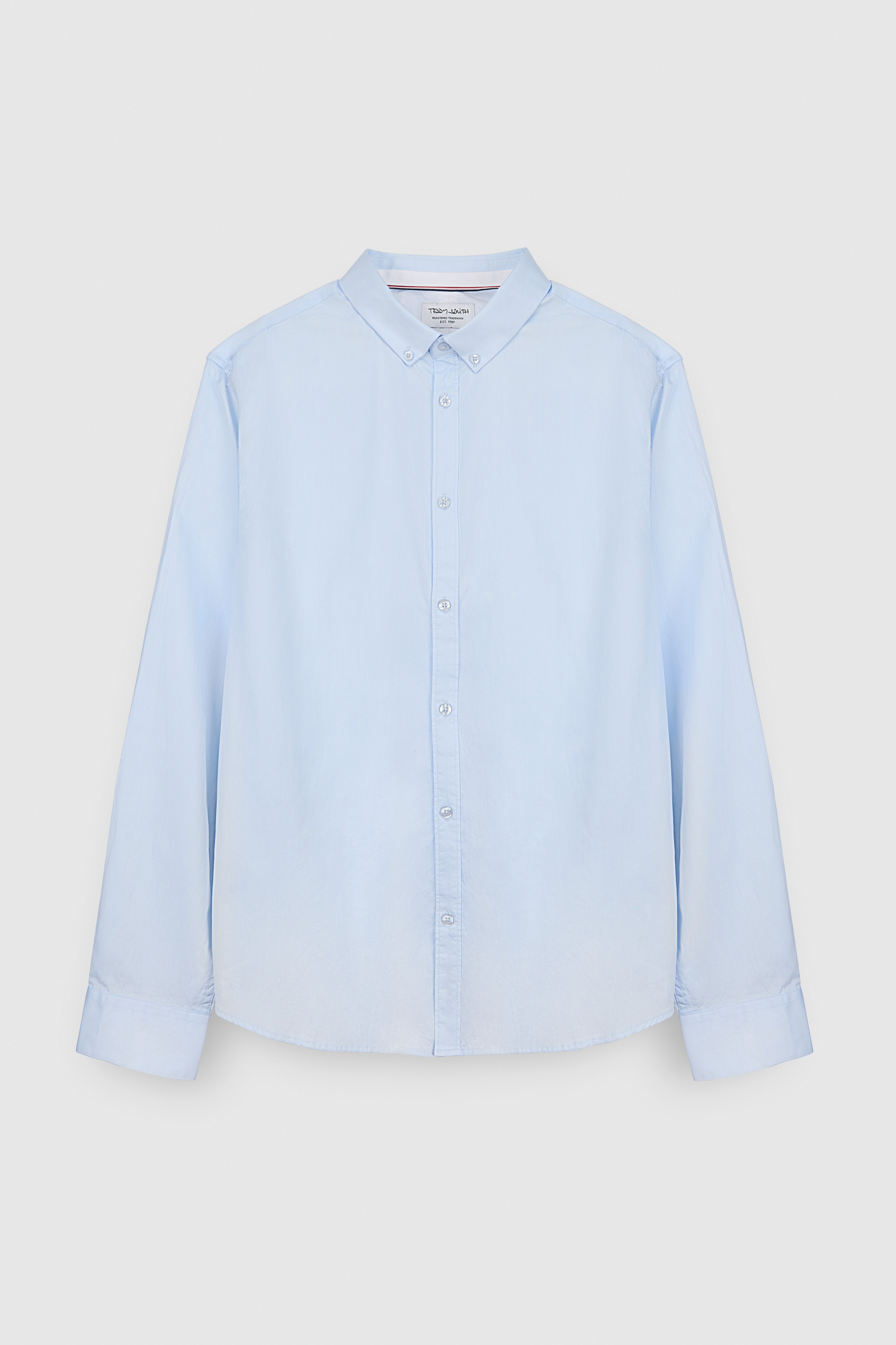 Teddy Smith C-Volt 2 chemise bleu pastel coton