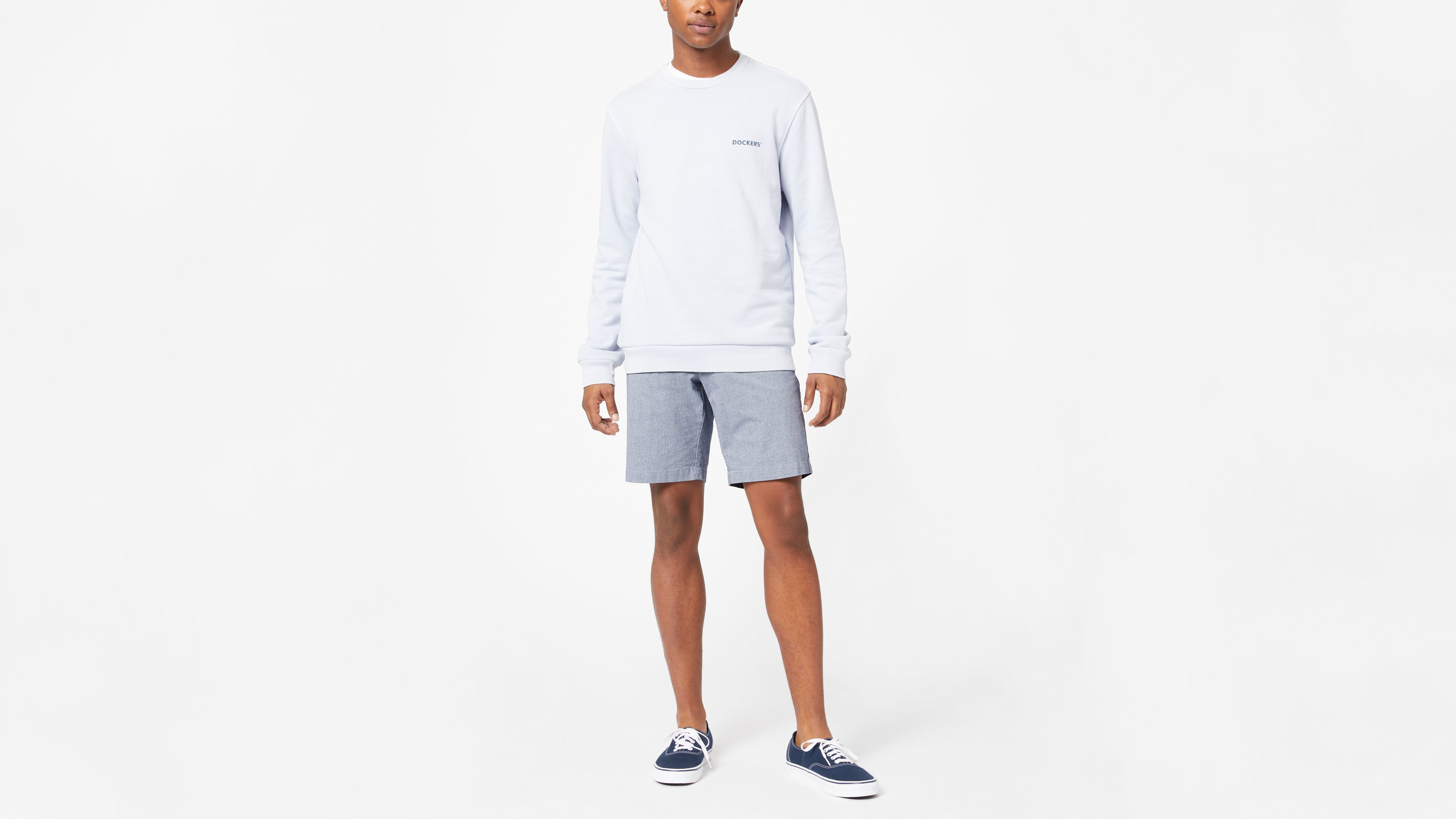 Dockers Supreme Flex Short Chino Slim Bleu Saragasso