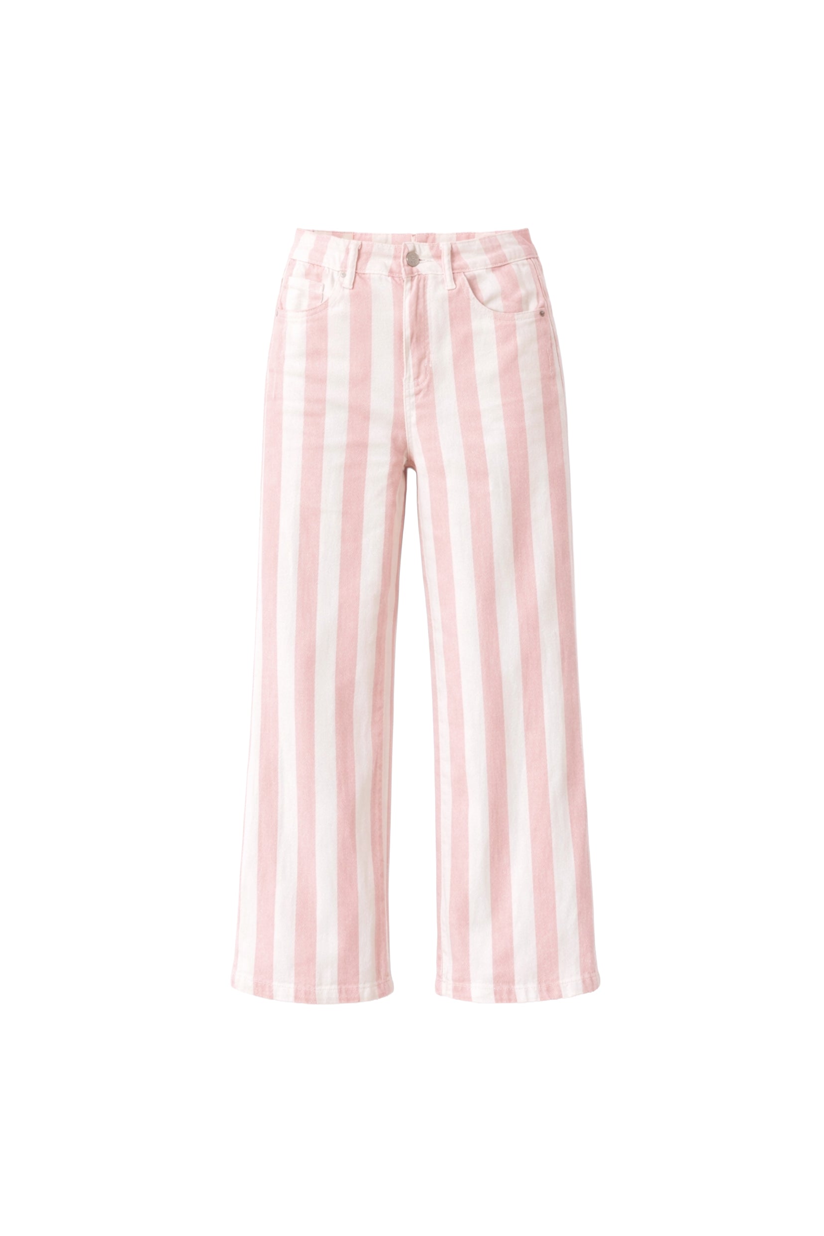 Maison Onado Clarissy pantalon wide rose poudré coton