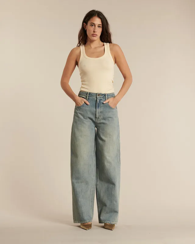 Labdip Wilo Dirty Blue GB 20 jean boyfriend délavé