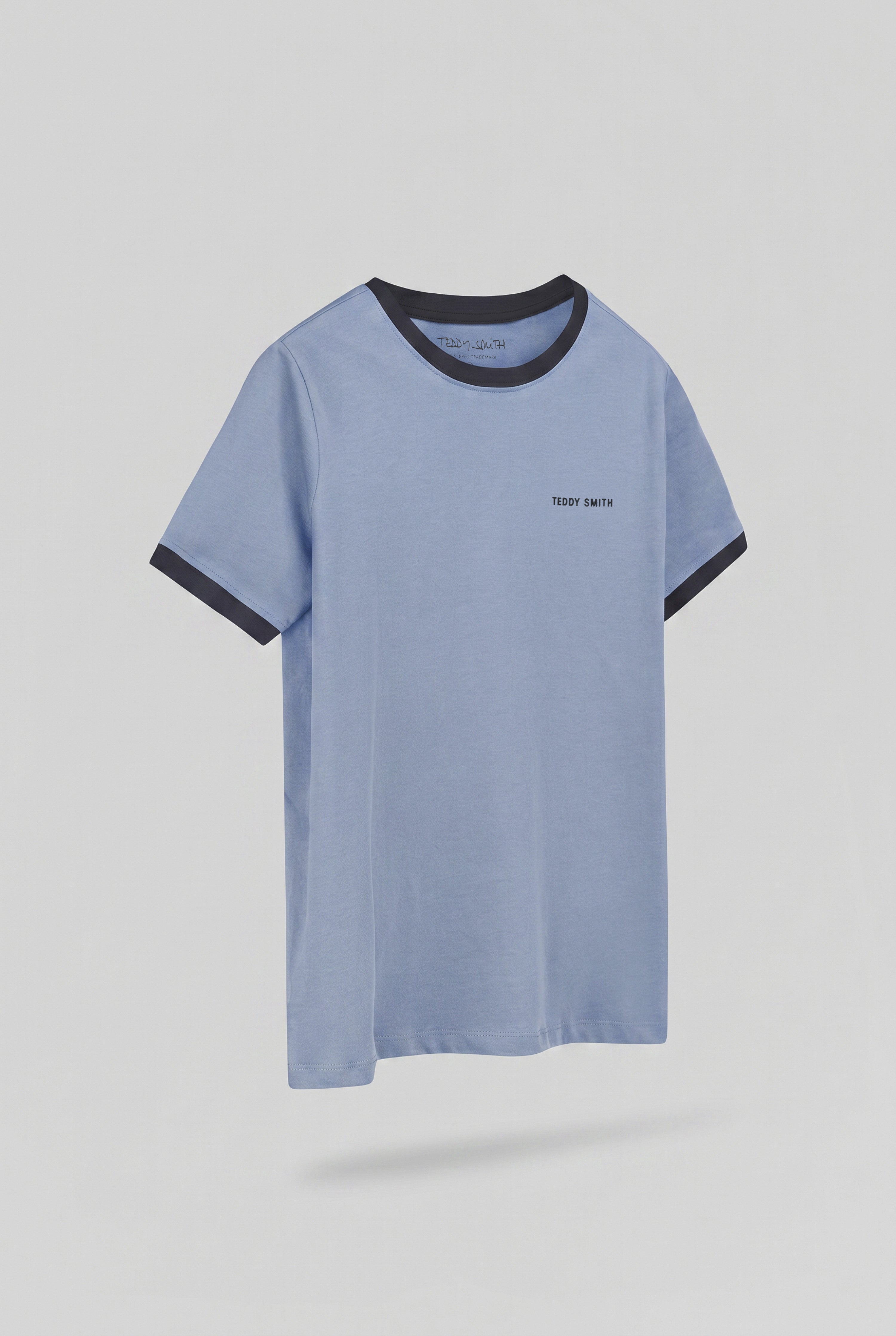 Teddy Smith The-Tee 2 R MC JR t-shirt bleu minéral coton