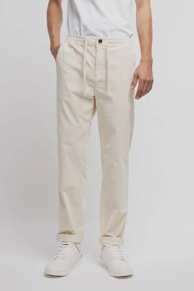 Teddy Smith Pywan 20 pantalon velours cream relaxed