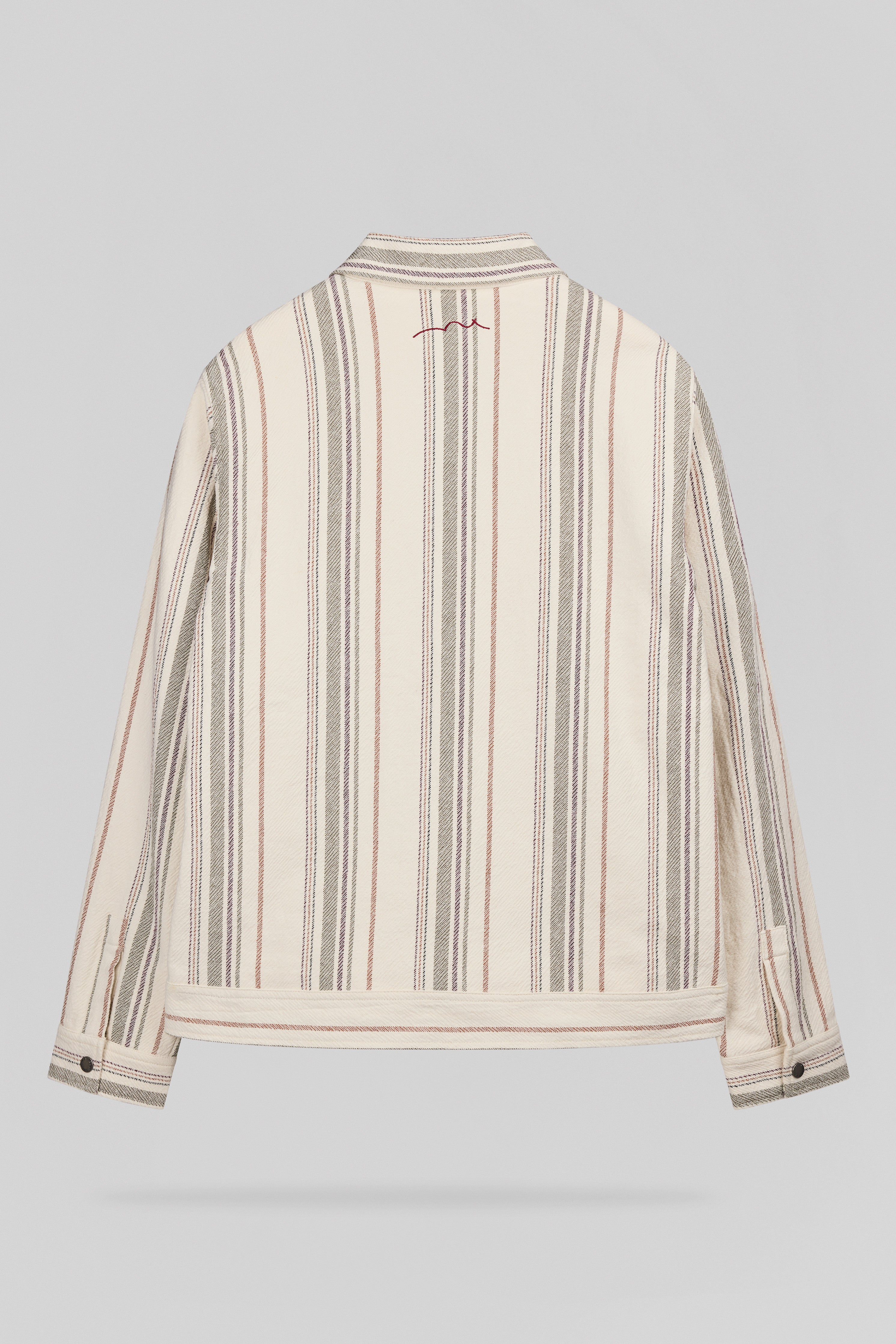 Teddy Smith B-Sheldon Cream veste rayée crème