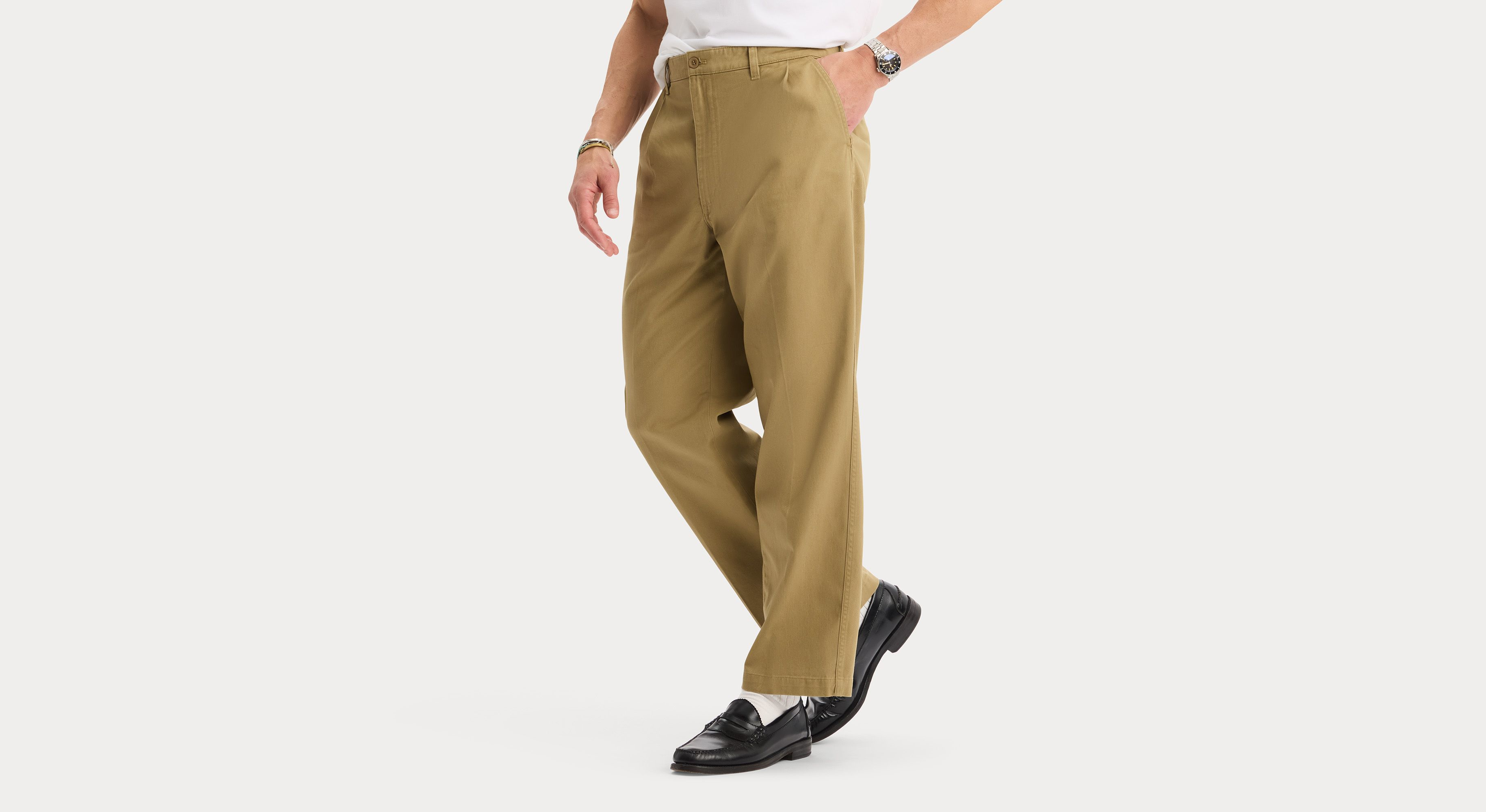 Dockers Eighty-Six Original Pleated chino large beige