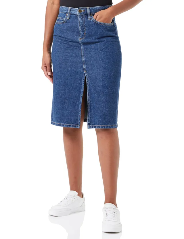 Lee Midi Skirt jupe midi femme Mid Cascade 26W denim
