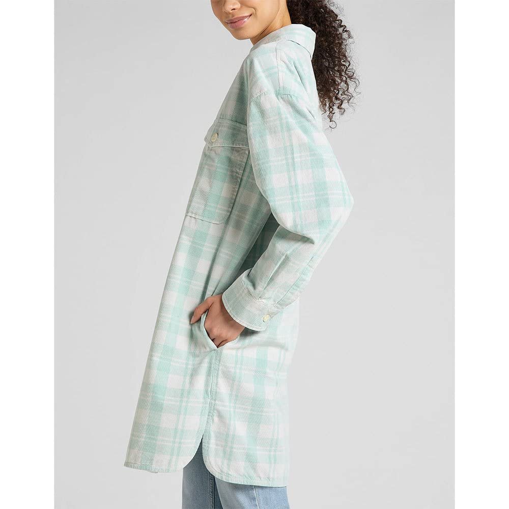Lee Elongate t-shirt manches longues femme jade XXL