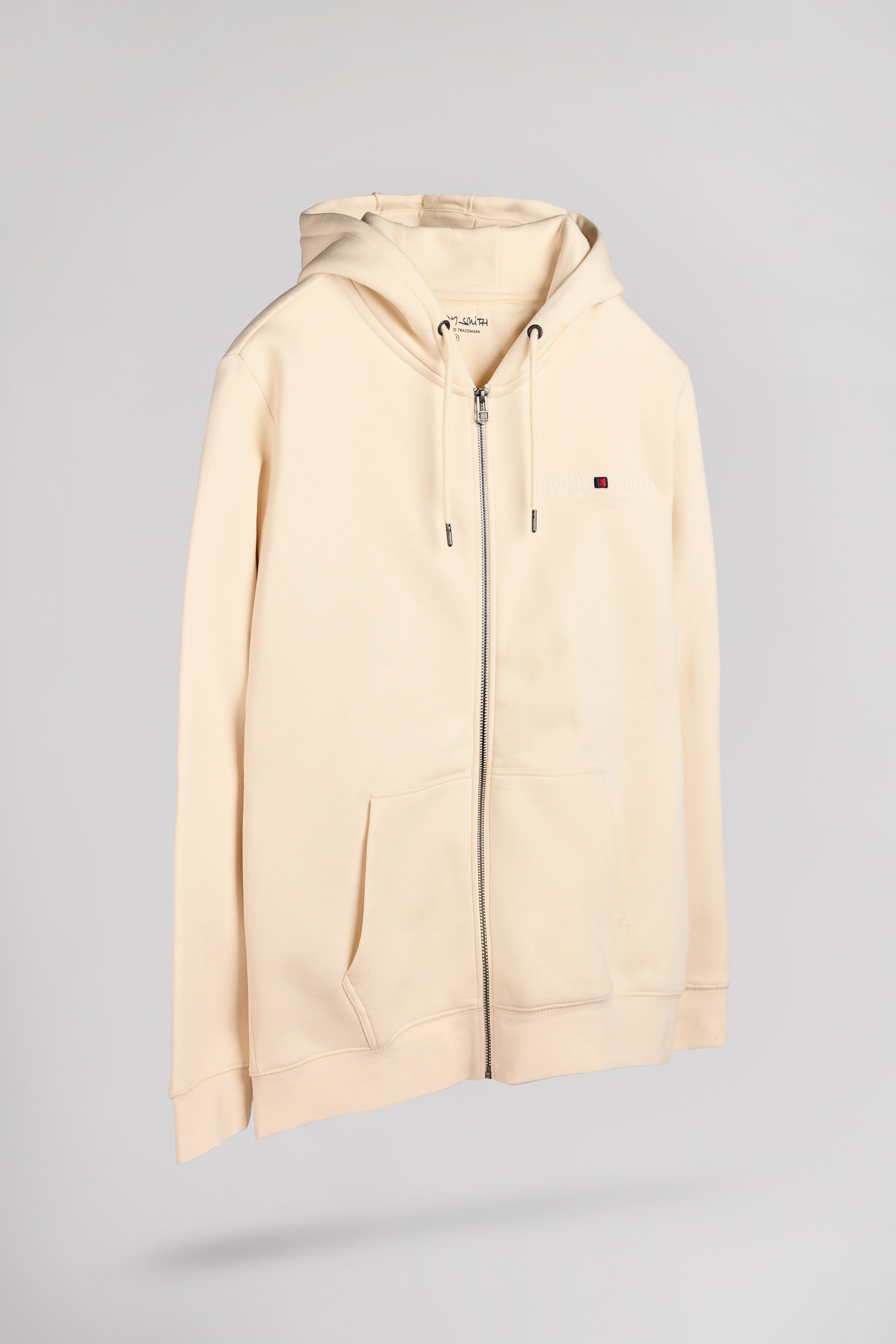 Teddy Smith Giclass Jim HZ gilet sweat capuche naturel