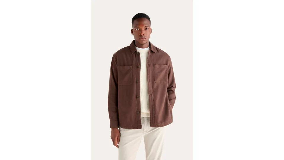 Dockers Overshirt Surchemise relaxed marron