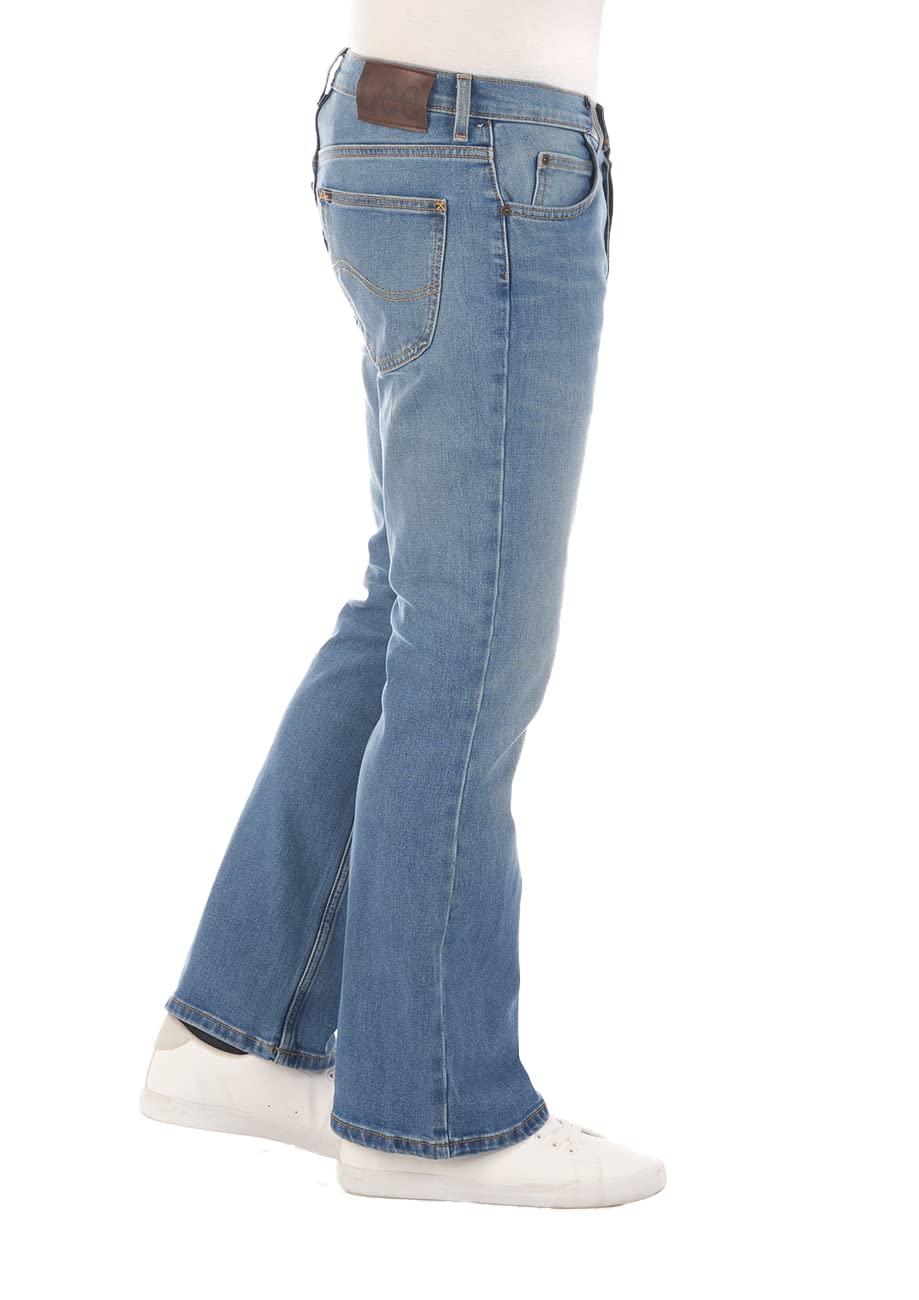 Lee Denver jean homme bootcut bleu denim stretch coton