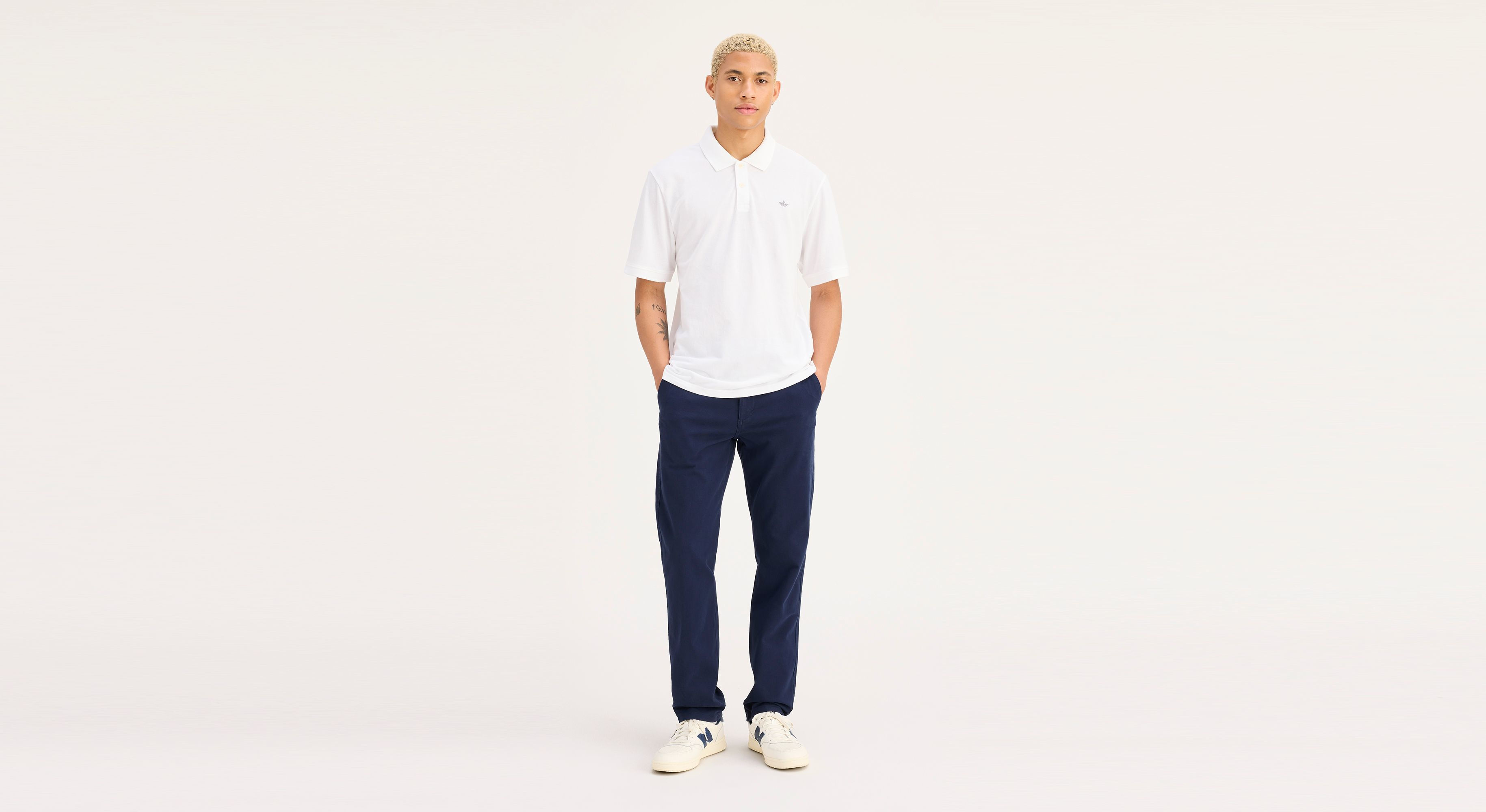 Dockers Ultimate Slim Fit chino bleu Pembroke stretch