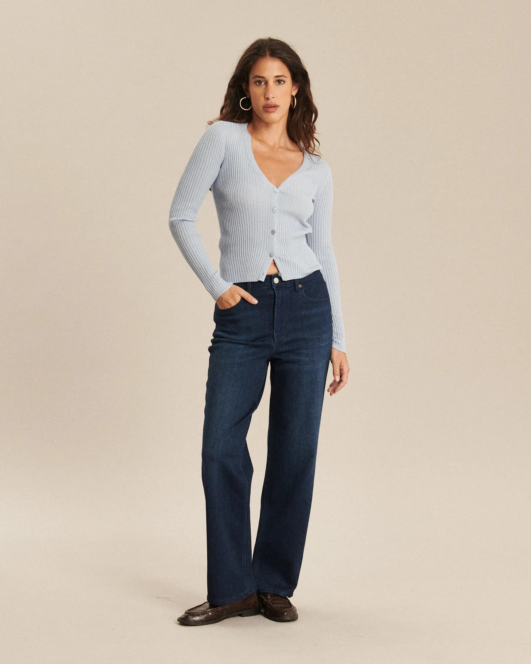 Labdip Romy GB 50 jean droit bleu stretch confort