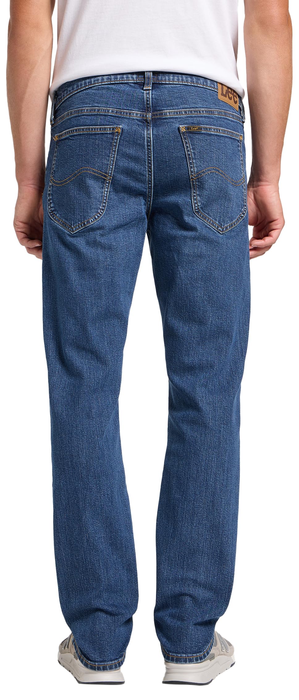 Lee Daren Zip Fly jean homme droit Indigo Sight taille basse