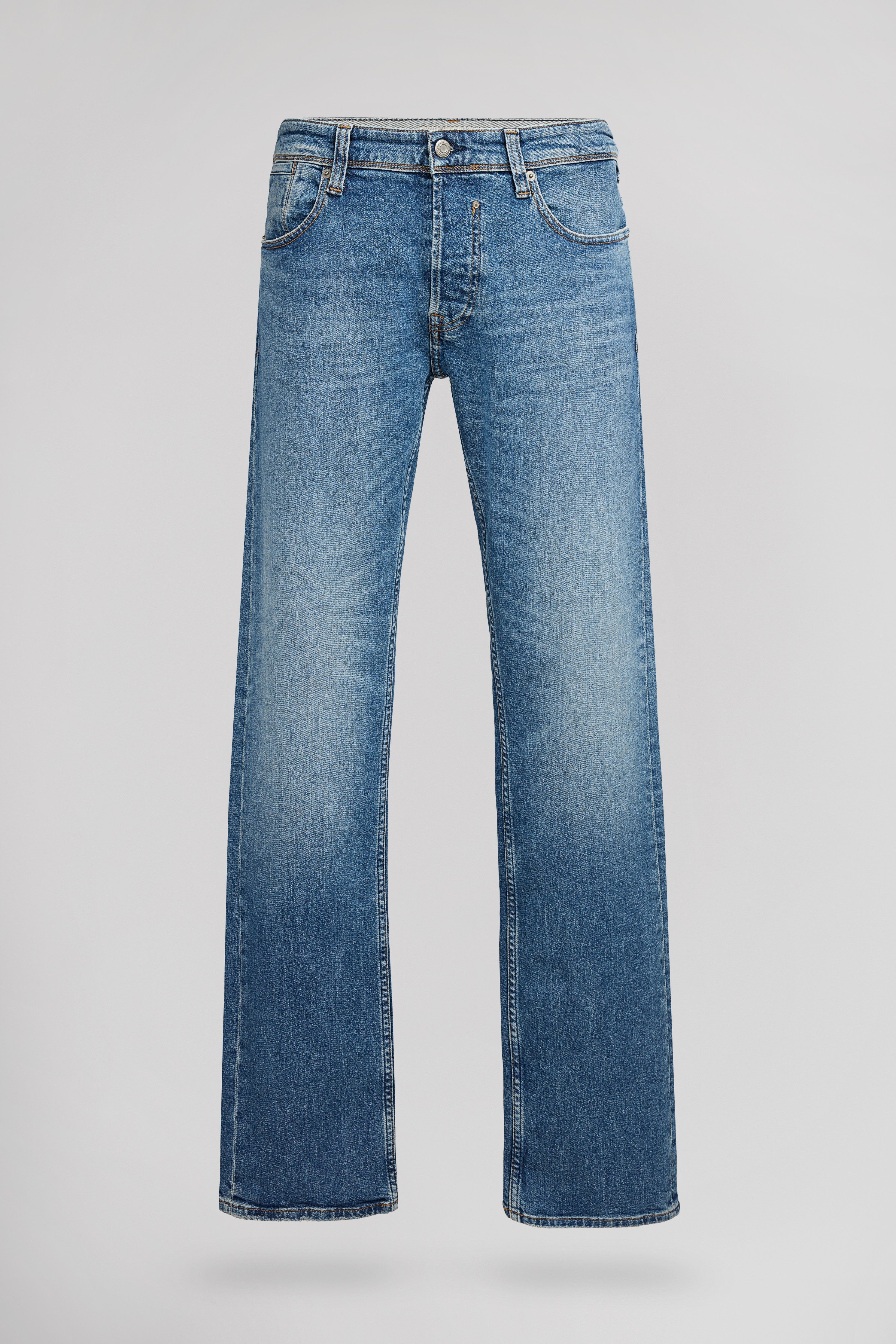 Teddy Smith REG L32 jean droit vintage dark coton