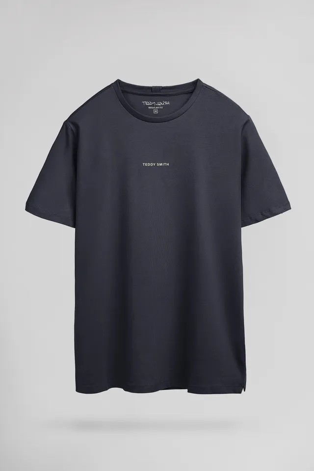 Teddy Smith T-Soy 2 MC t-shirt bleu marine coton