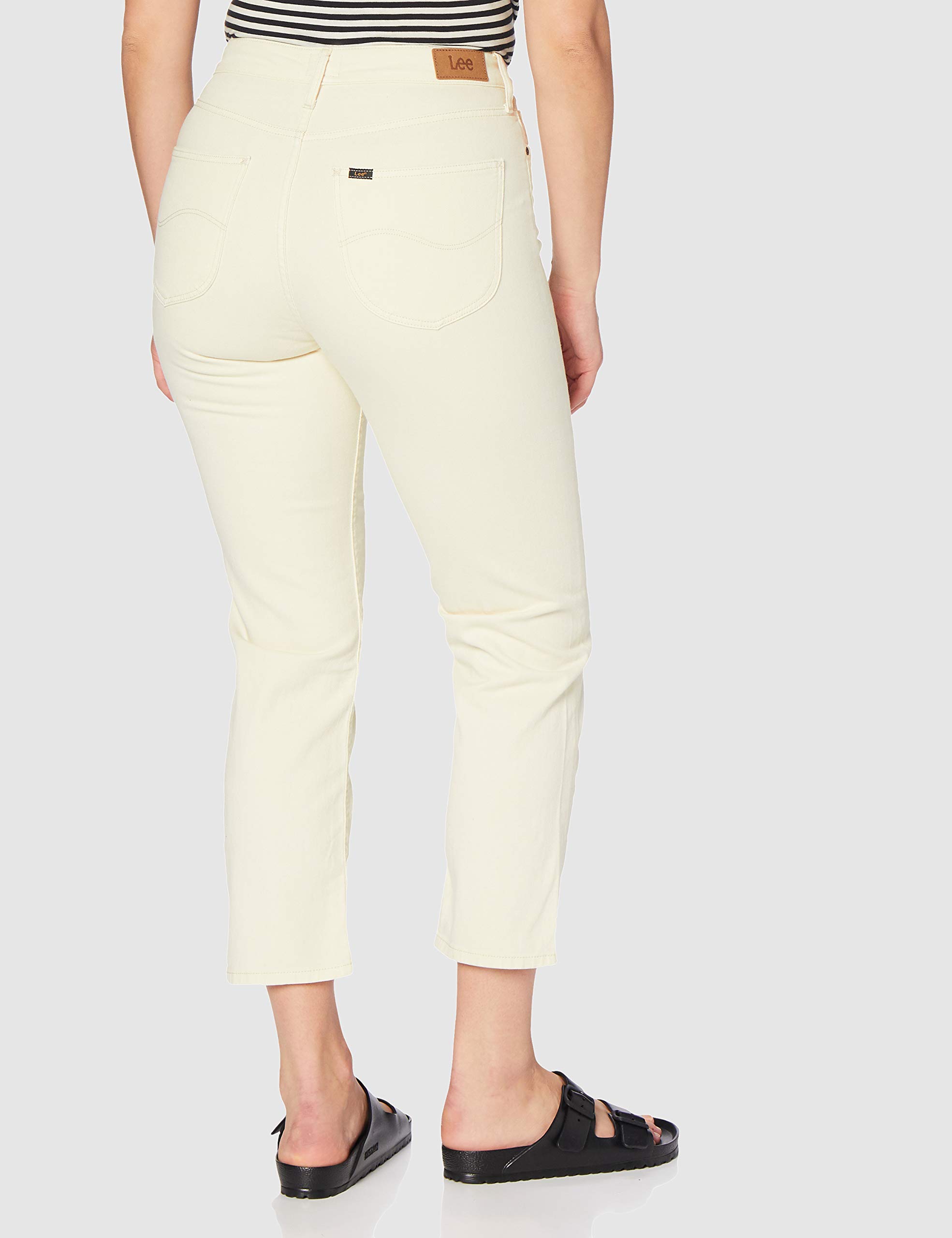 Lee Carol Ecru jean femme 26W 35L toile claire