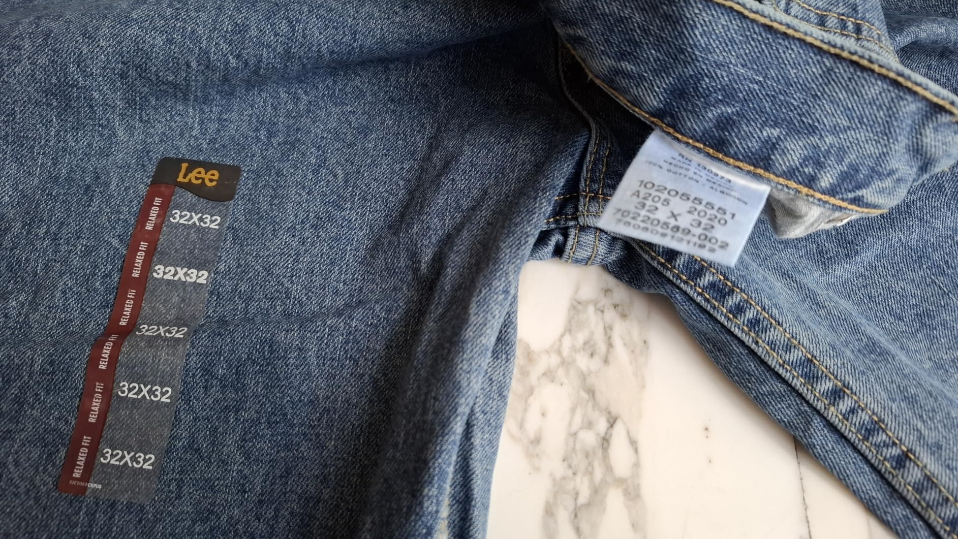 Lee Luke jean slim noir W32 L30 coton stretch