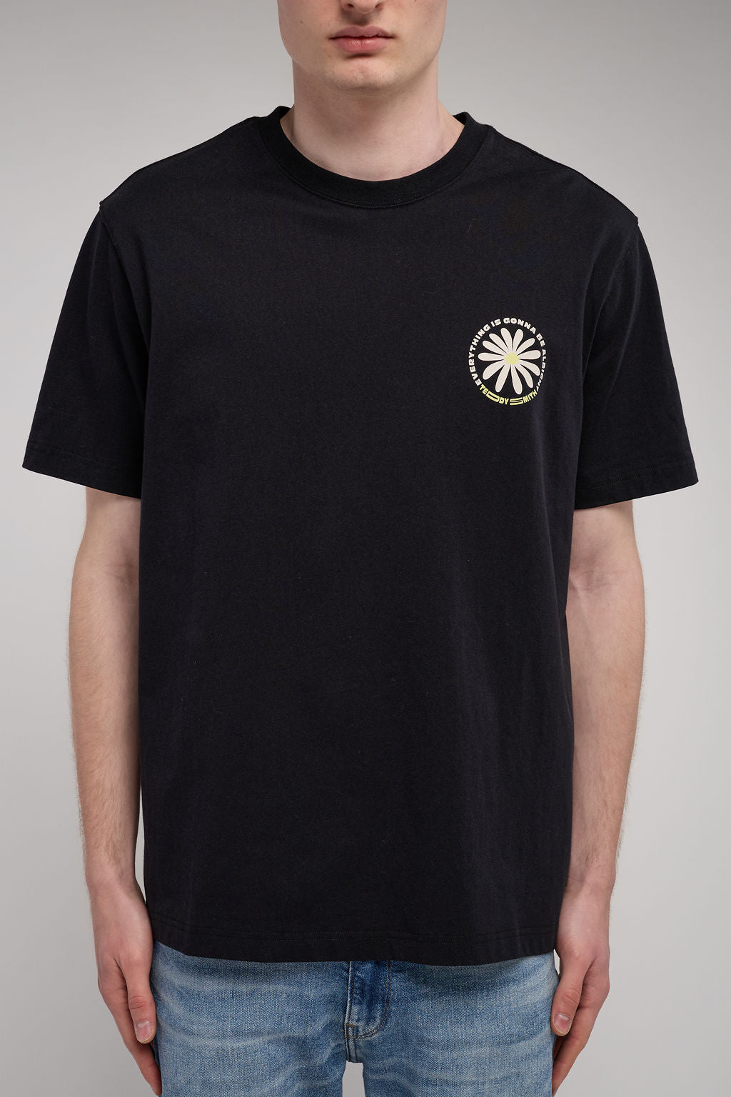 Teddy Smith T-Matteo MC t-shirt noir ample