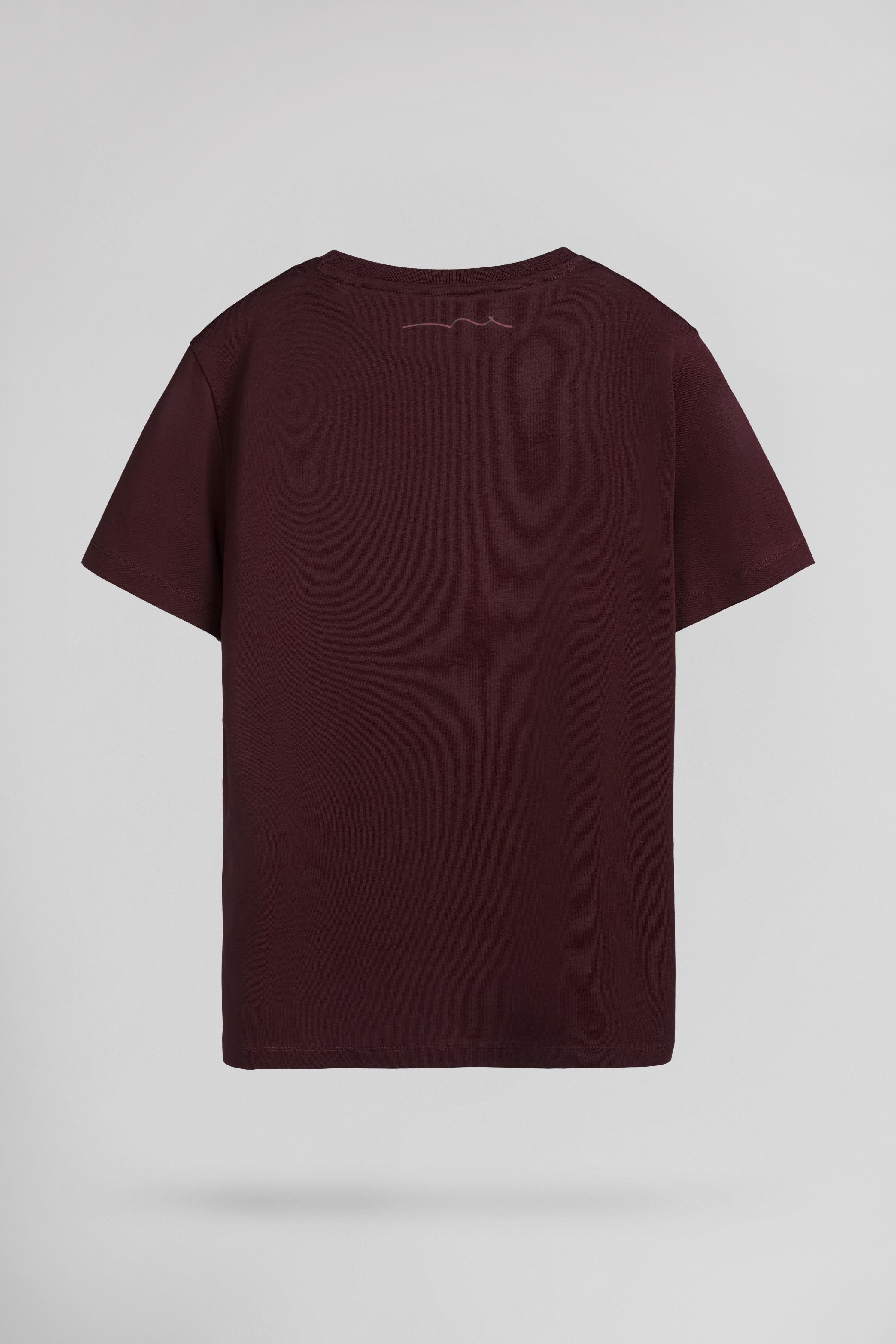 Teddy Smith T-Evan MC JR t-shirt bordeaux foncé garçon