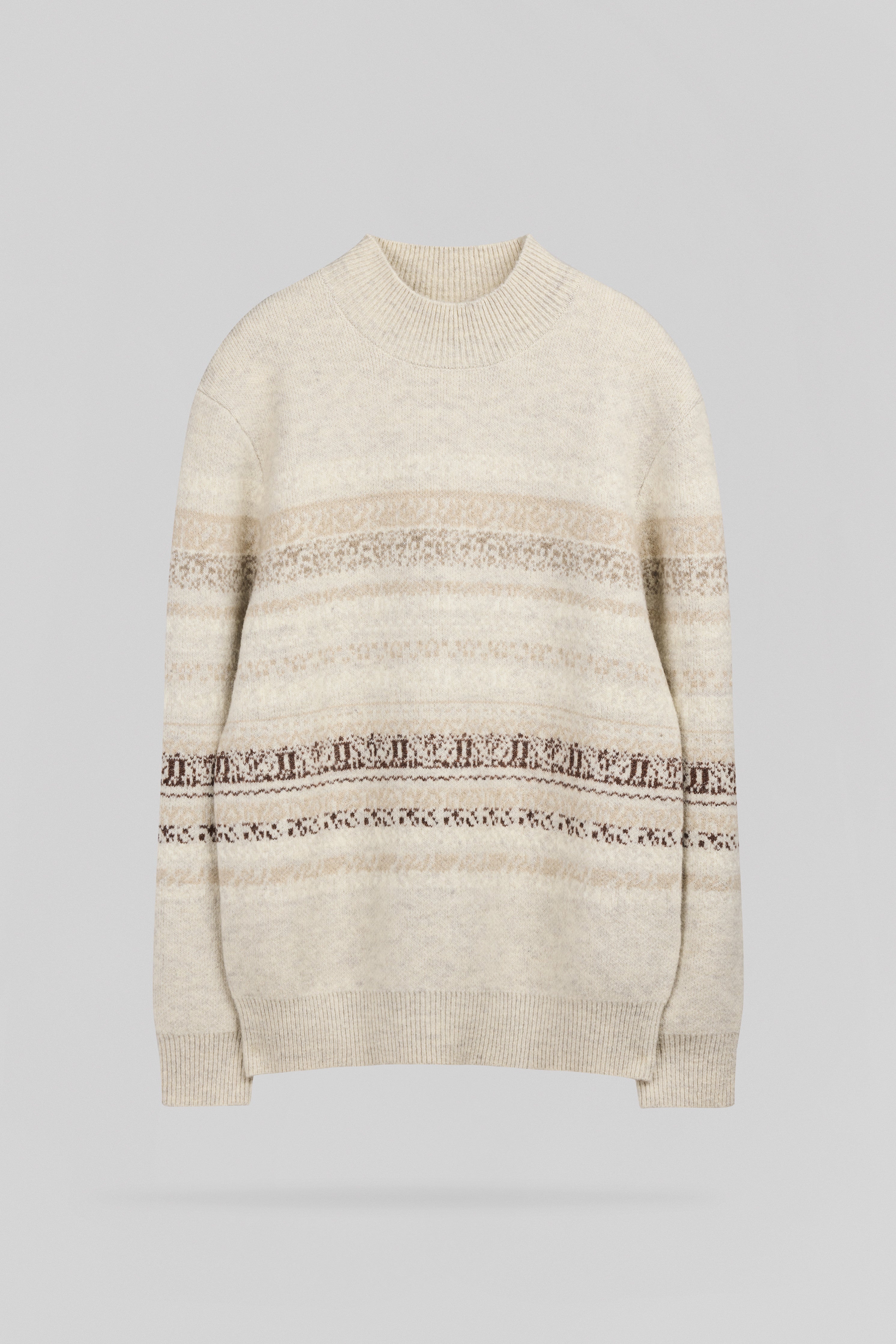 Teddy Smith P-Alex pull col montant ivoire homme