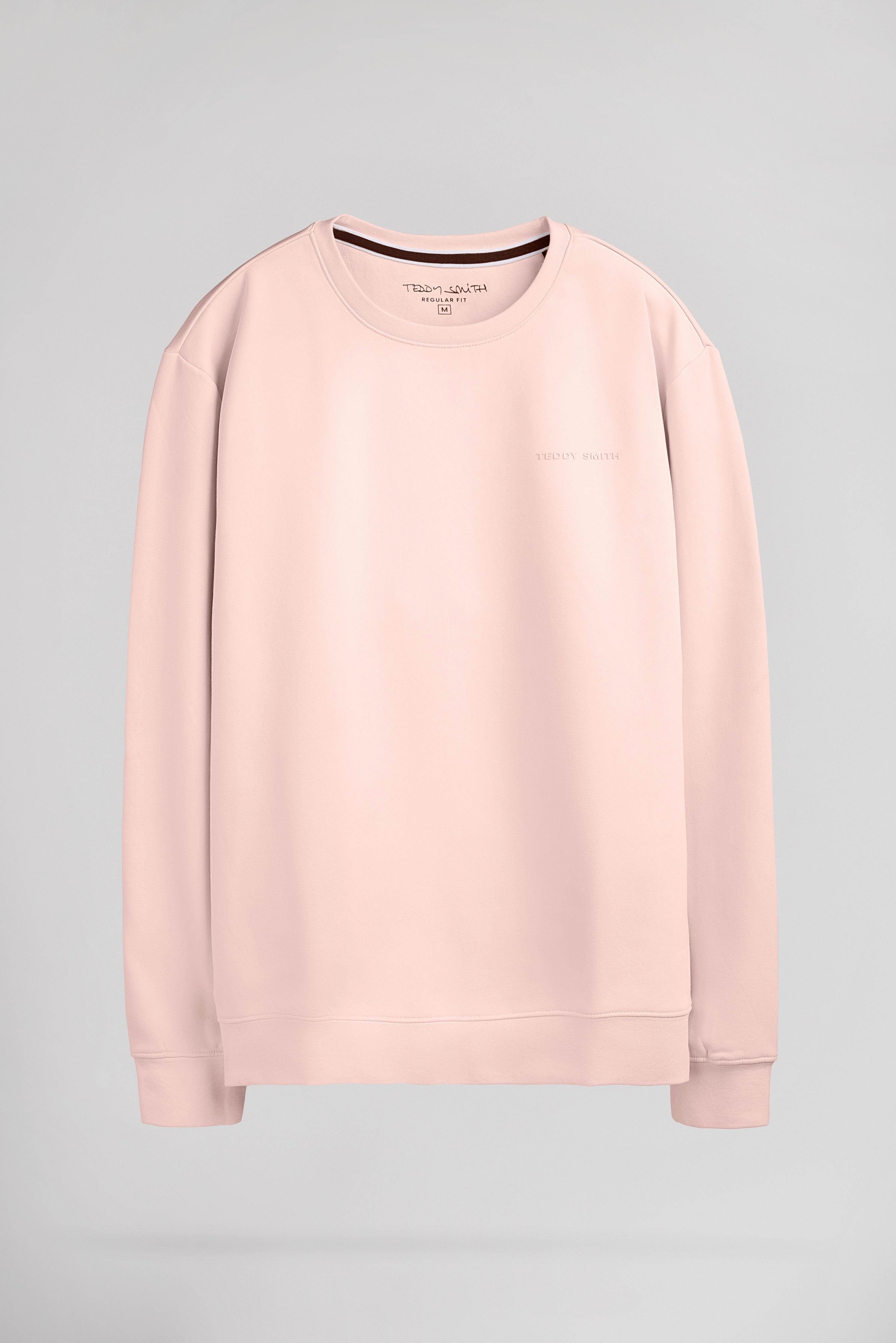 Teddy Smith S-Nark RC sweat homme Rose Pastel molleton