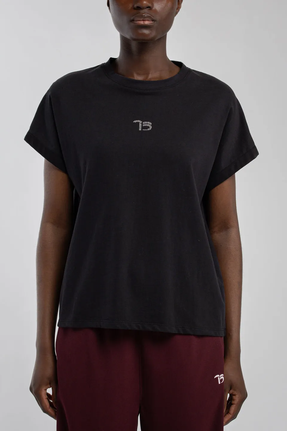 Teddy Smith T-Diana MC t-shirt noir femme coton