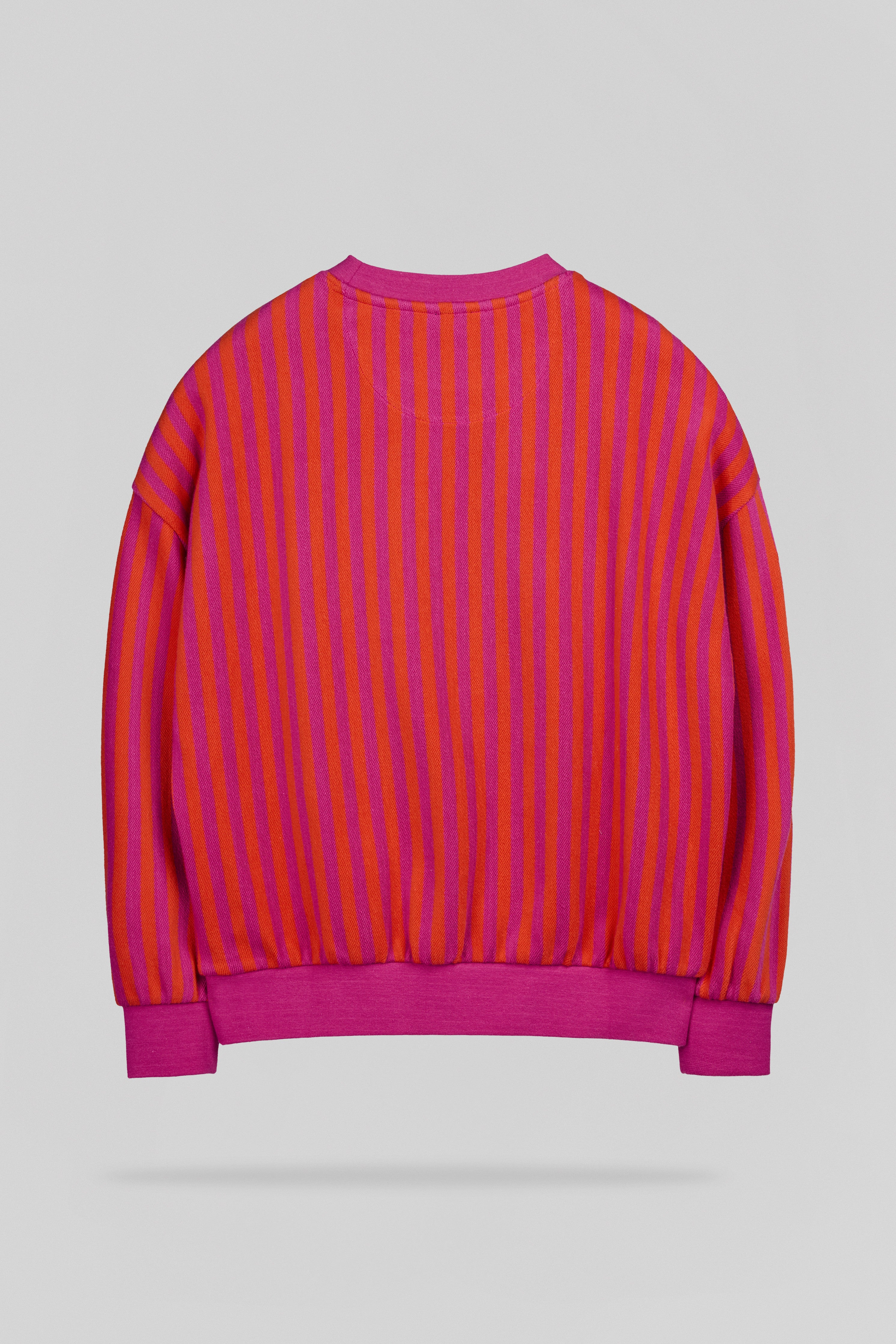 Teddy Smith S-Lili RC Jr sweat fushia rayé fille