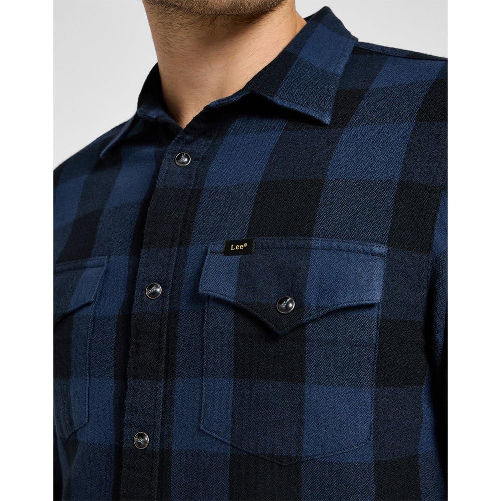 Lee Clean Western chemise homme XXL Buffalo à carreaux