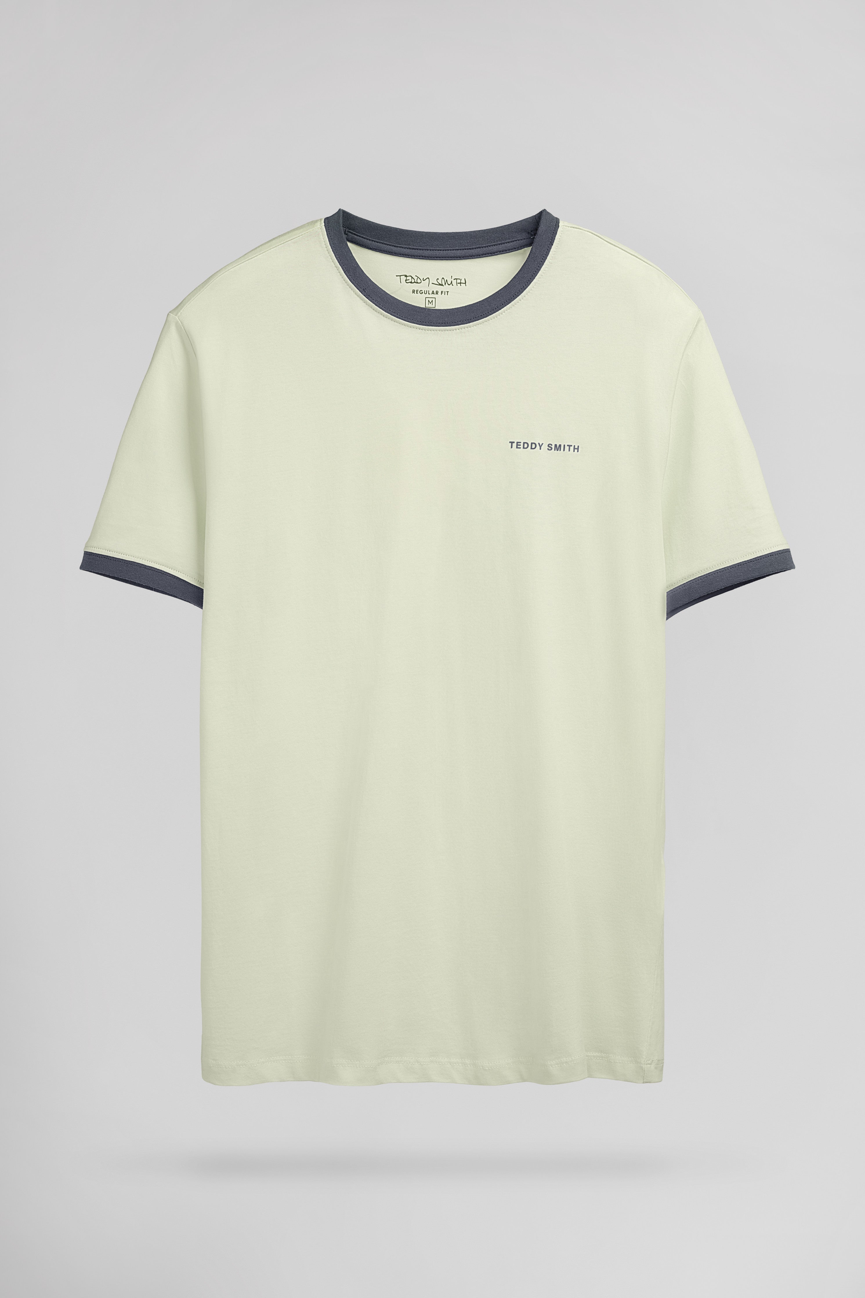 Teddy Smith The-Tee 2 R t-shirt vert nacré coton