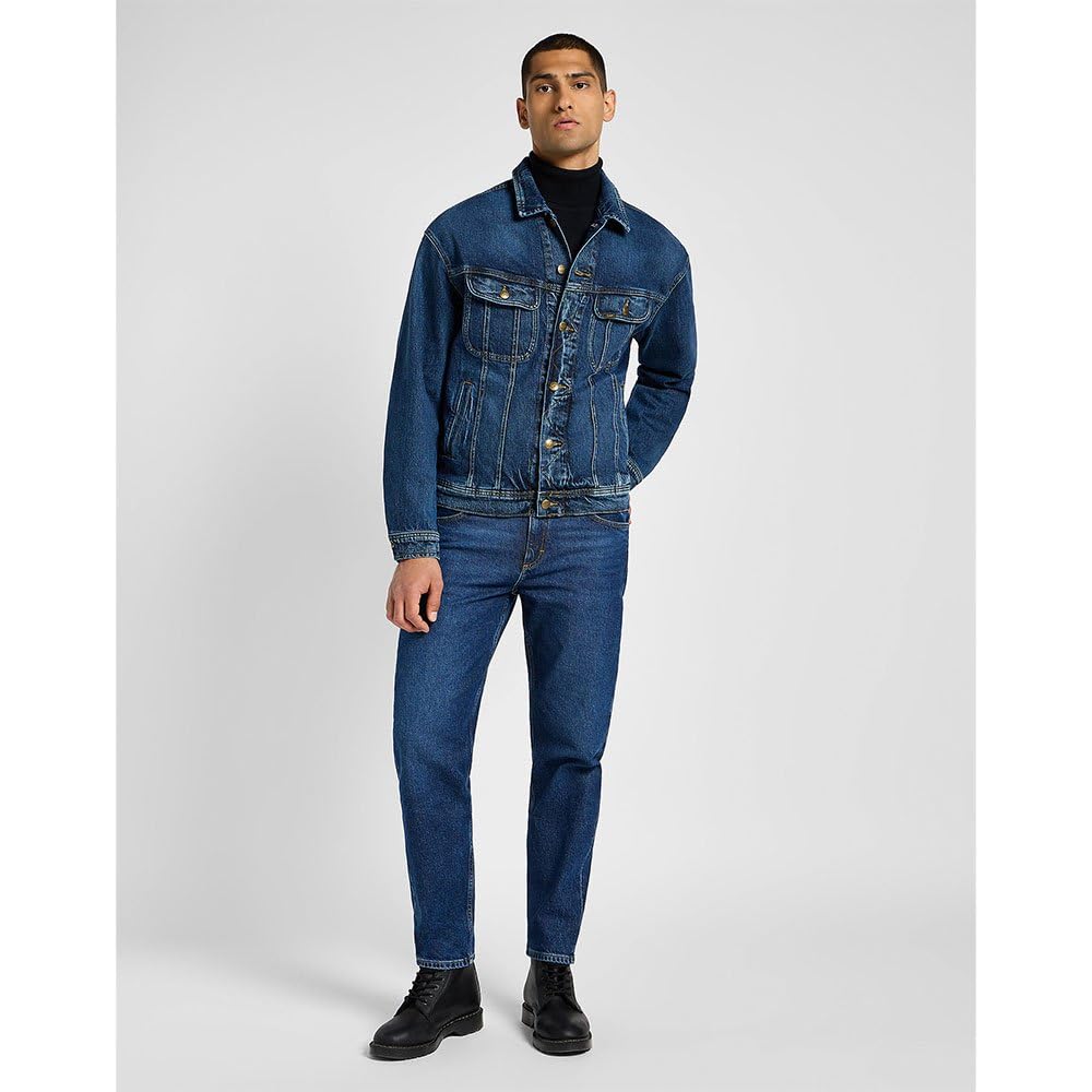 Lee Relaxed Rider veste en jean homme bleu orchidée
