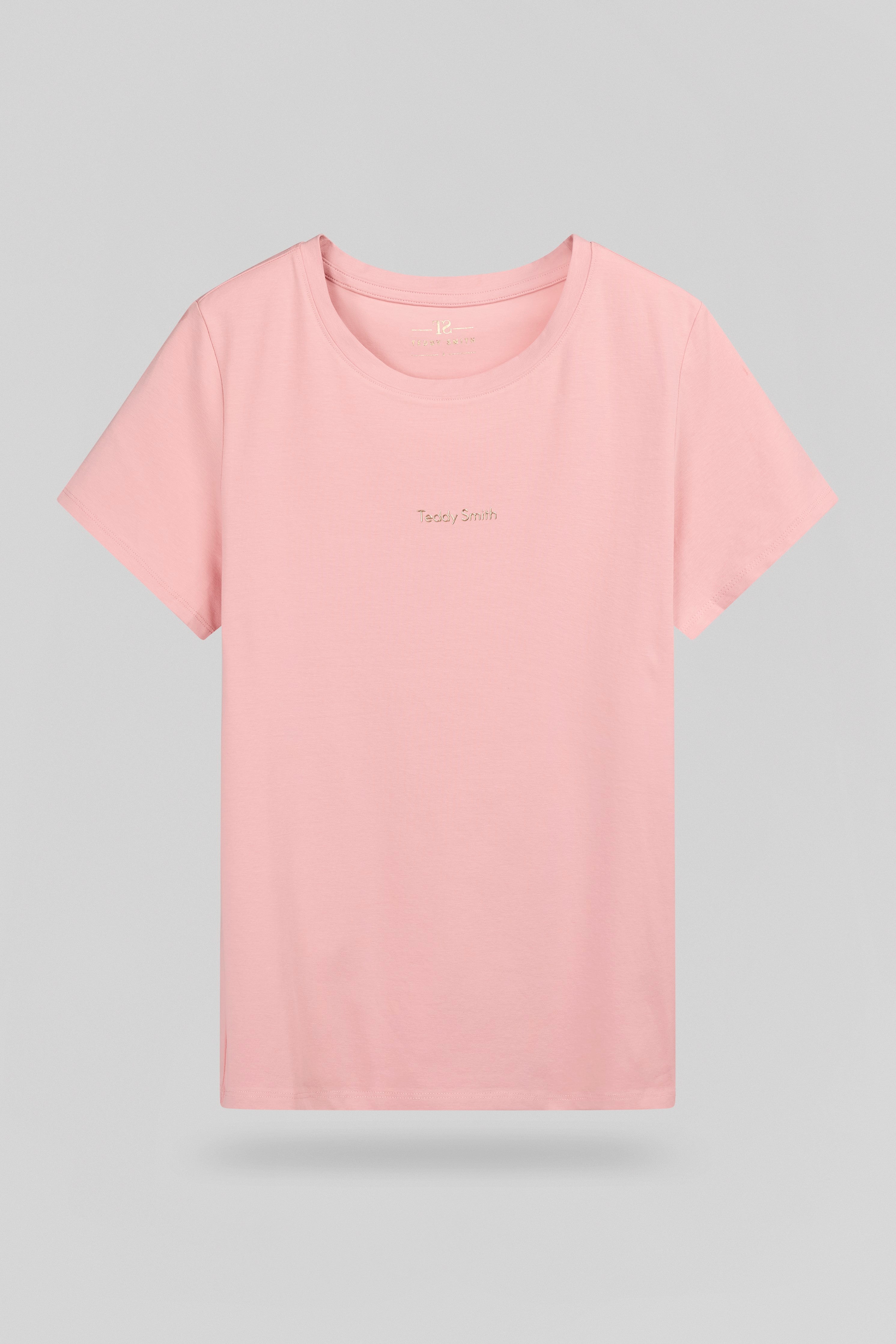 Teddy Smith T-Ribelle MC t-shirt vieux rose femme