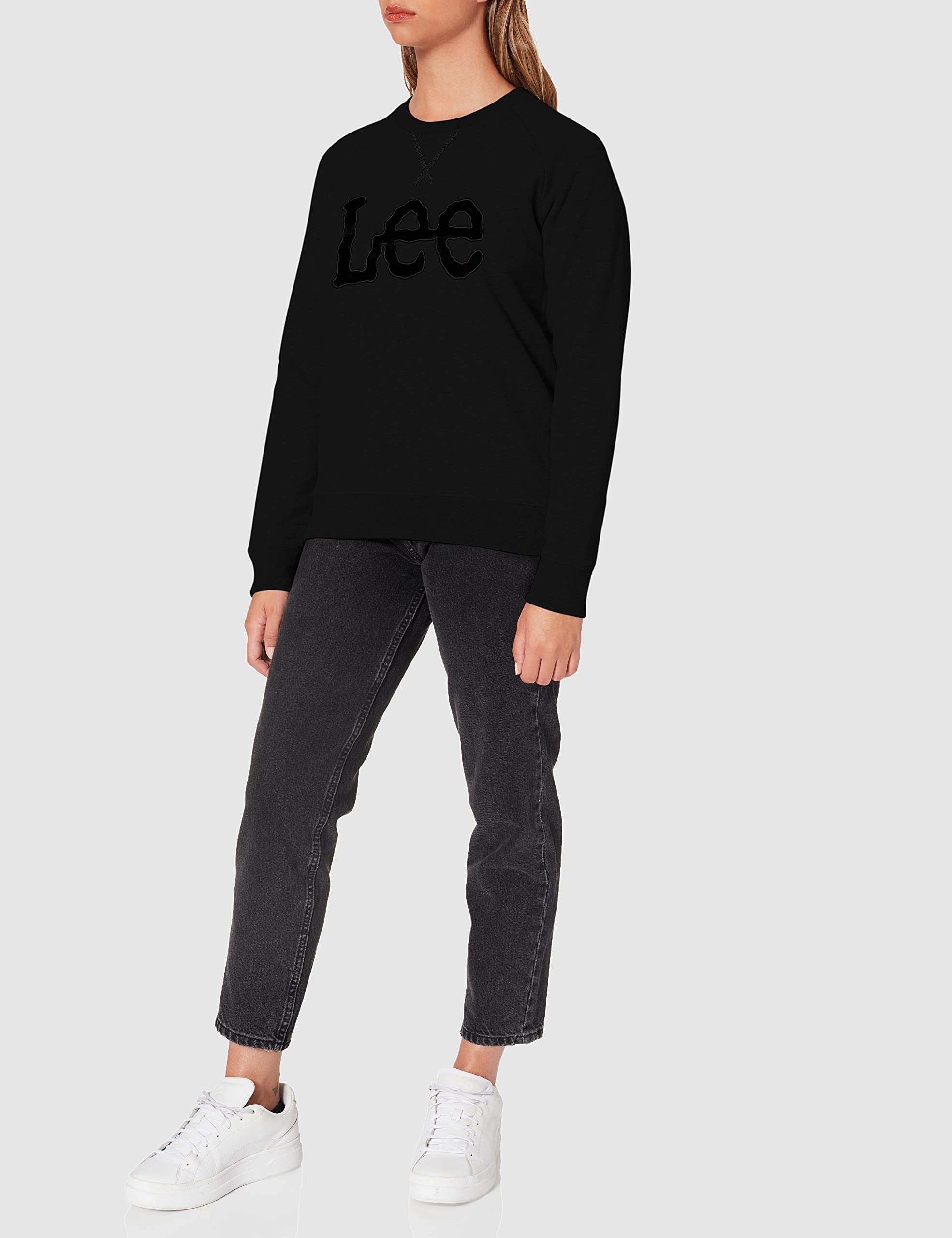 Lee Essential Logo sweat femme col rond coton