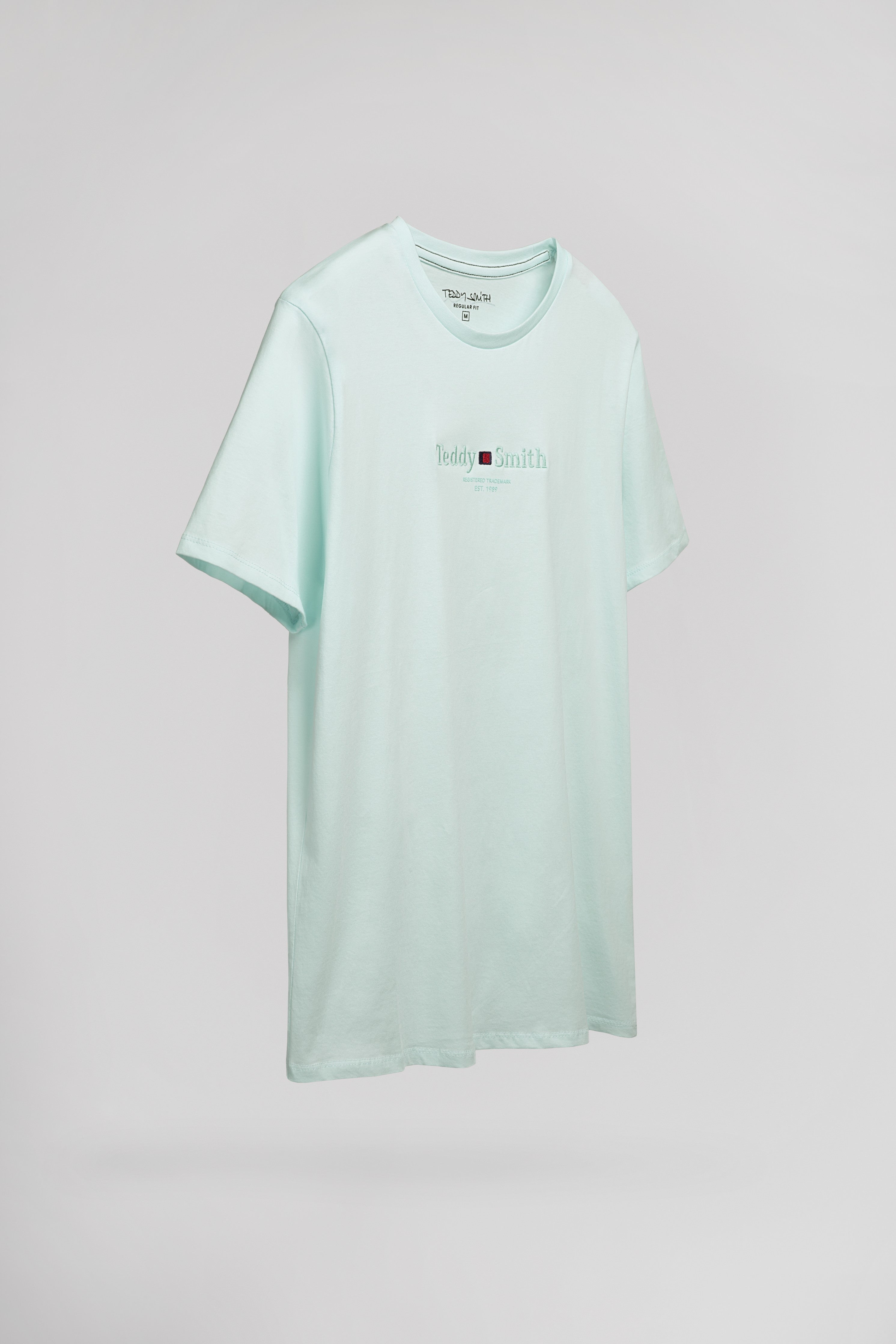 Teddy Smith T-Jim MC t-shirt col rond bleach menthol