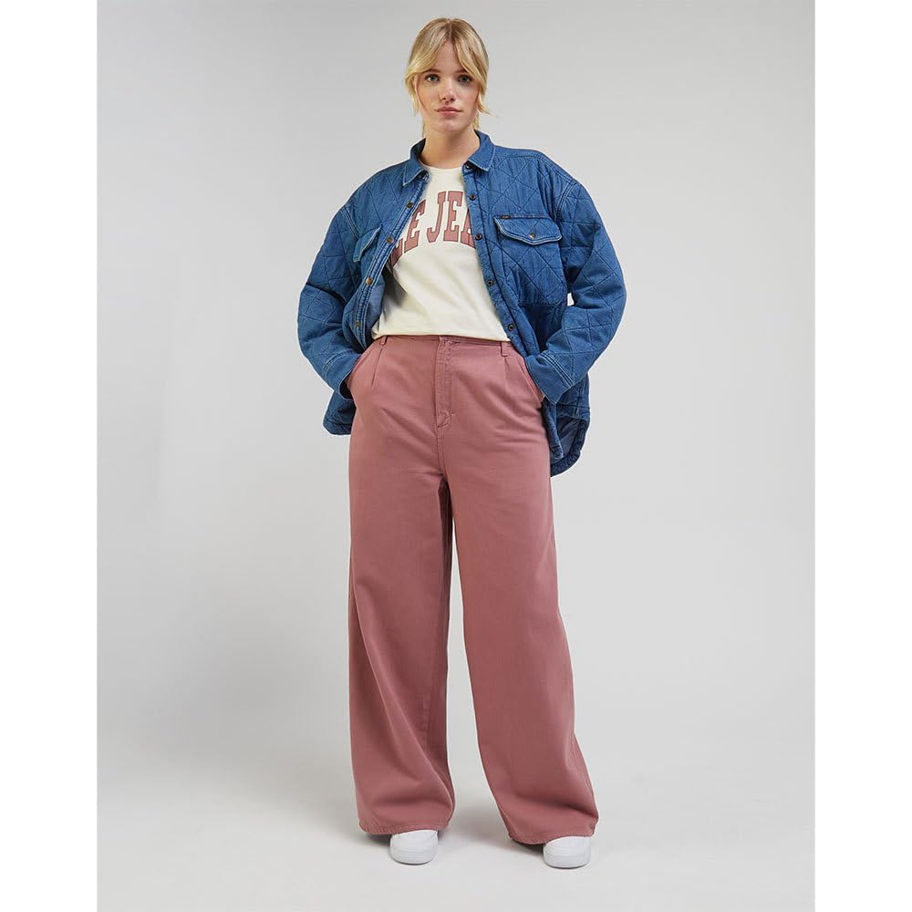 Lee Relaxed chino femme beige coupe détendue