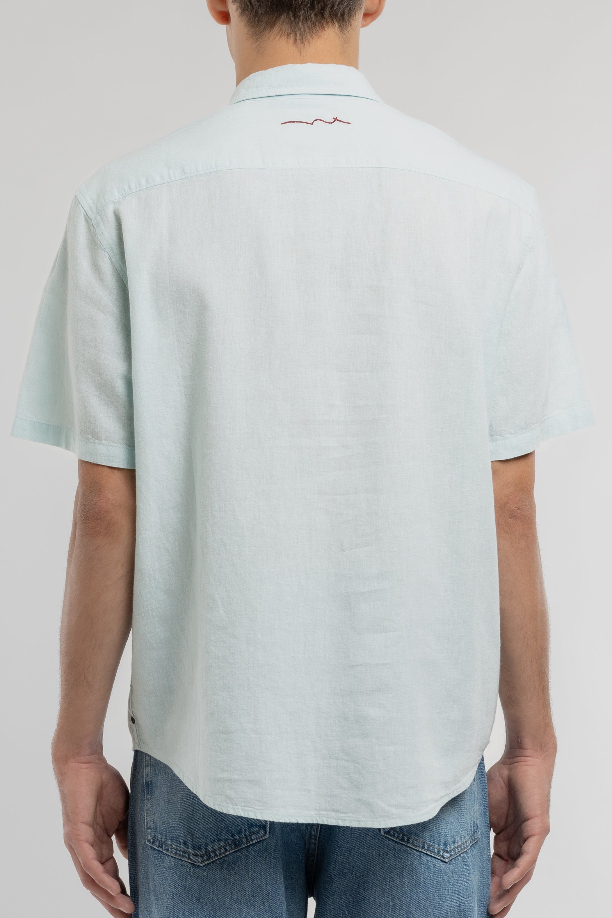 Teddy Smith C-Pietro MC chemise menthol lin coton