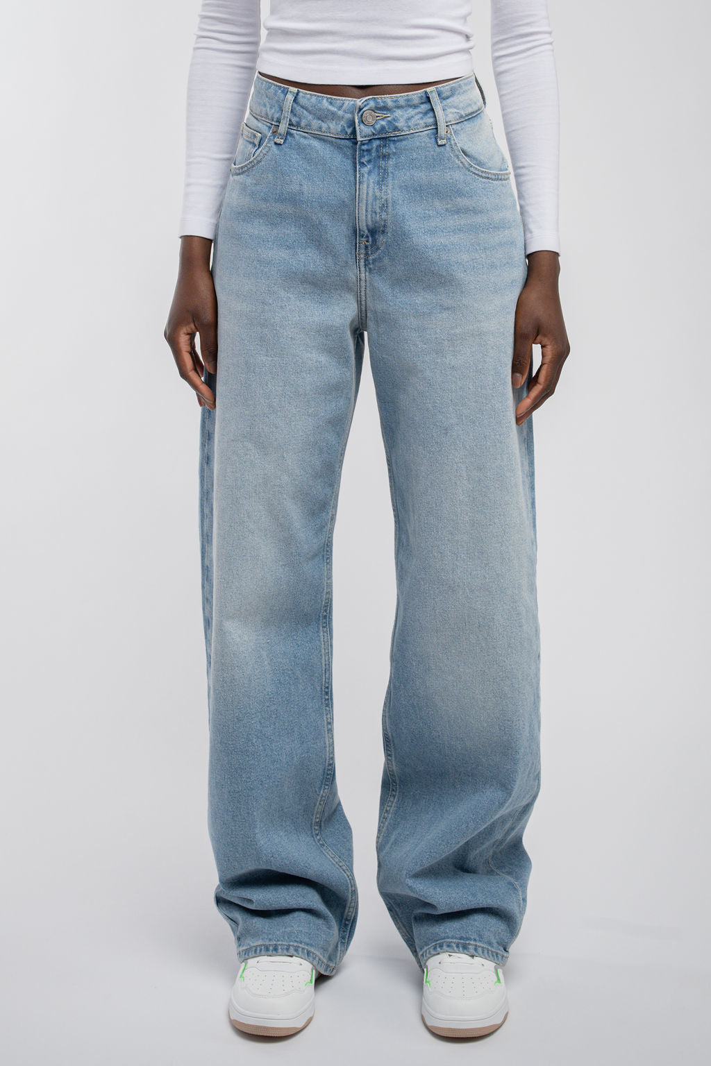 Teddy Smith Tomboy jean droit indigo clair taille basse