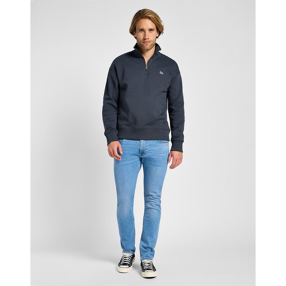 Lee Half Zip SWS sweat homme gris foncé M