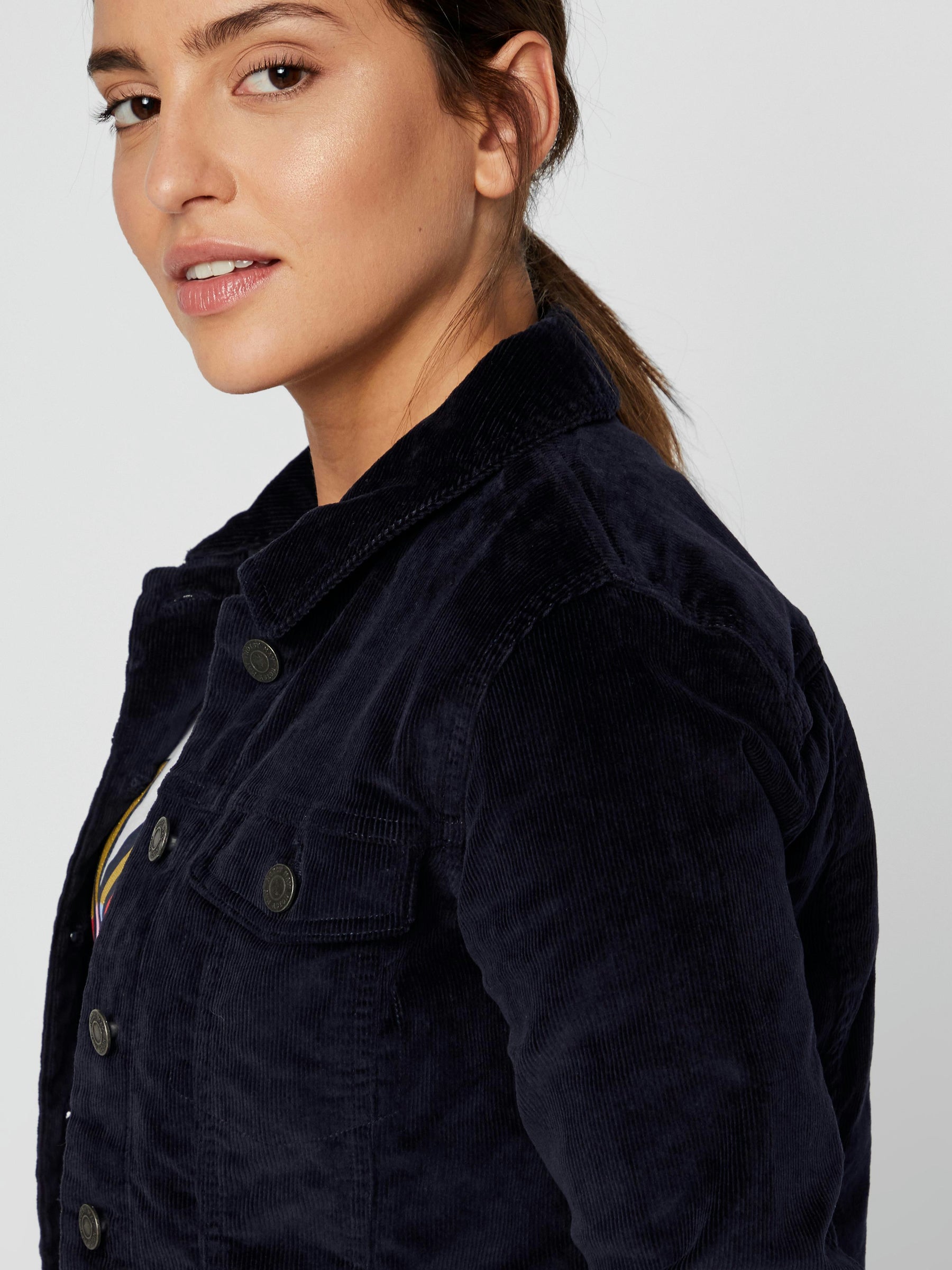 Noisy May veste velours femme slim stretch