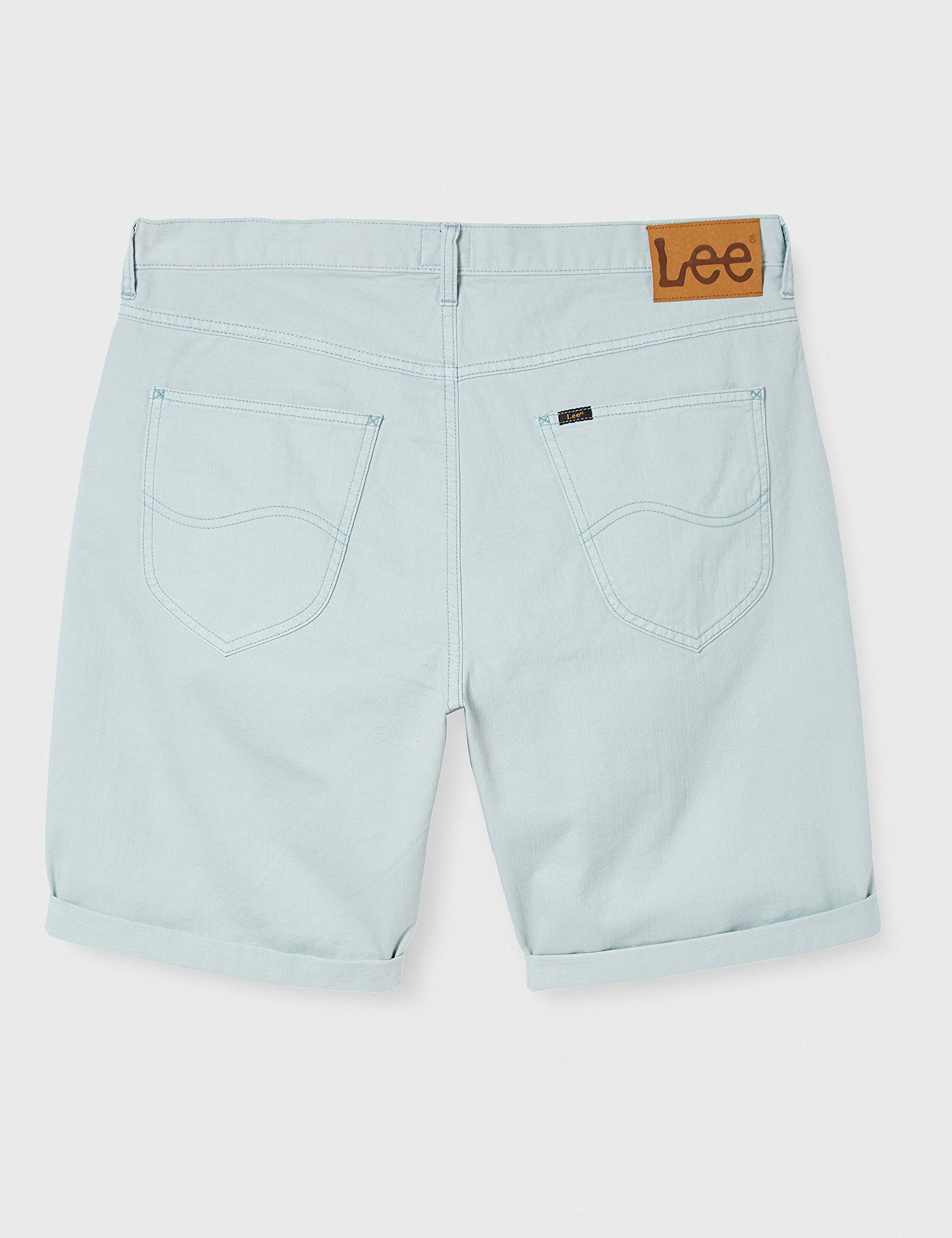 Lee 5 Pocket short jean Washed Lilac 28 coupe droite