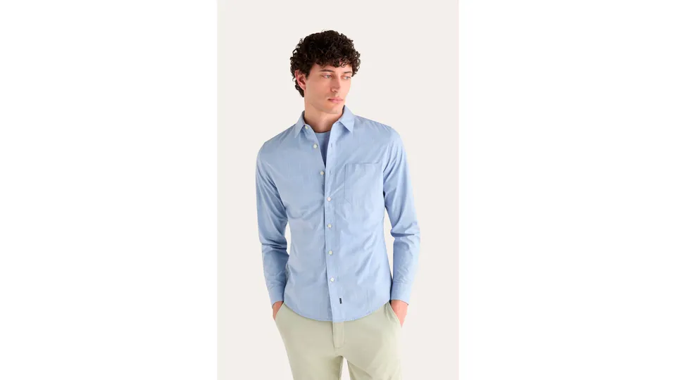 Dockers Ultimate Slim chemise bleue homme