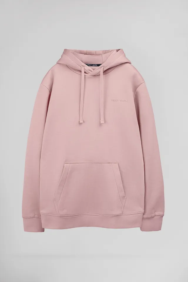 Teddy Smith S-Nark Hoody sweat à capuche wood rose molleton