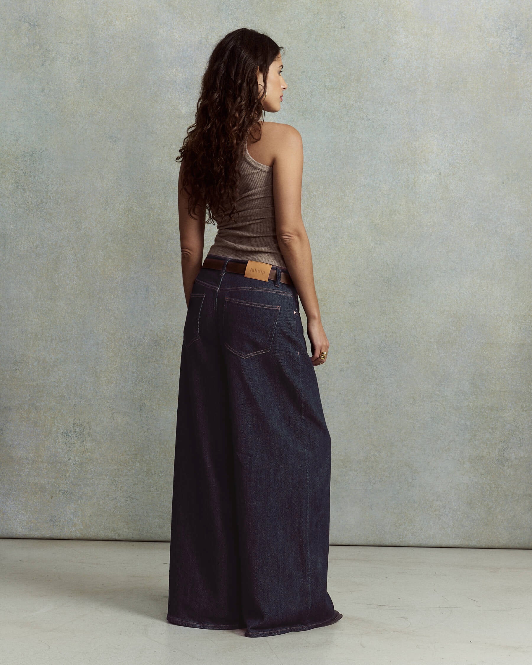 Labdip York Denim 3D jean large bleu brut coton