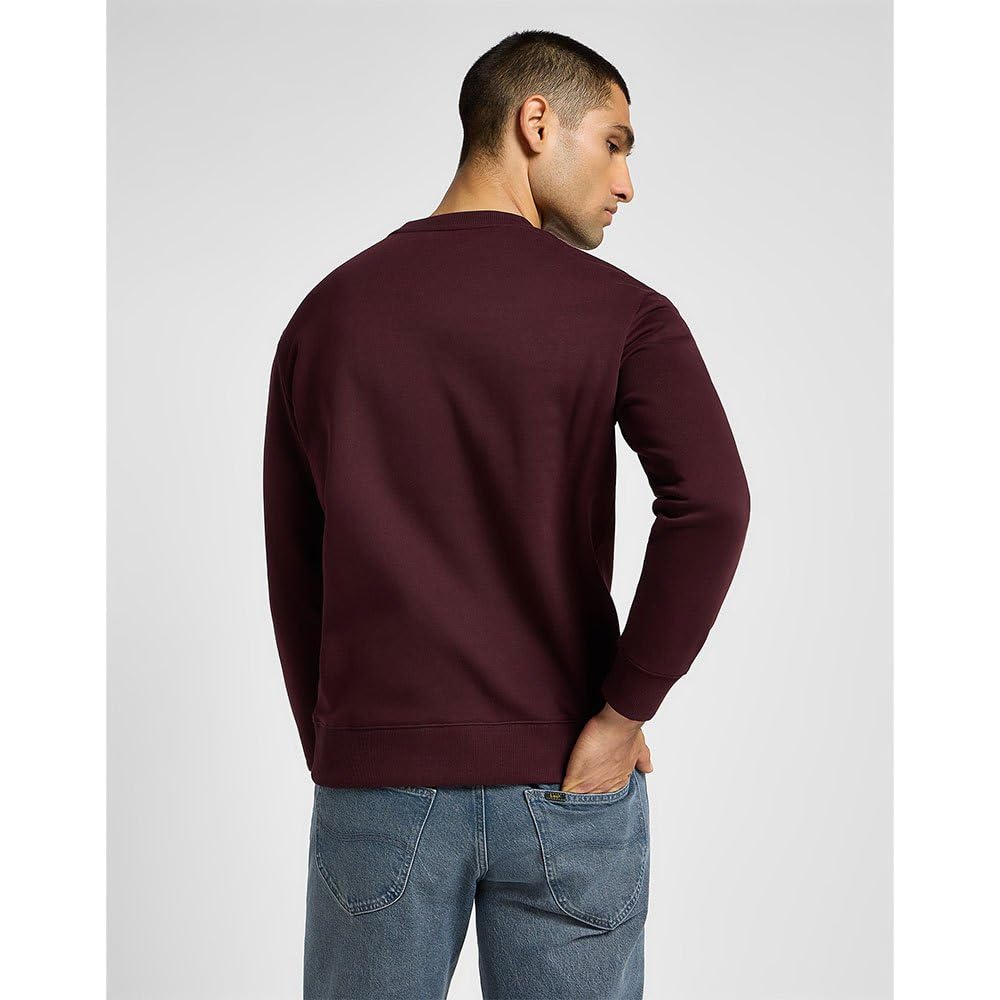 Lee Wobbly SWS sweat homme Velvet Beet coupe regular