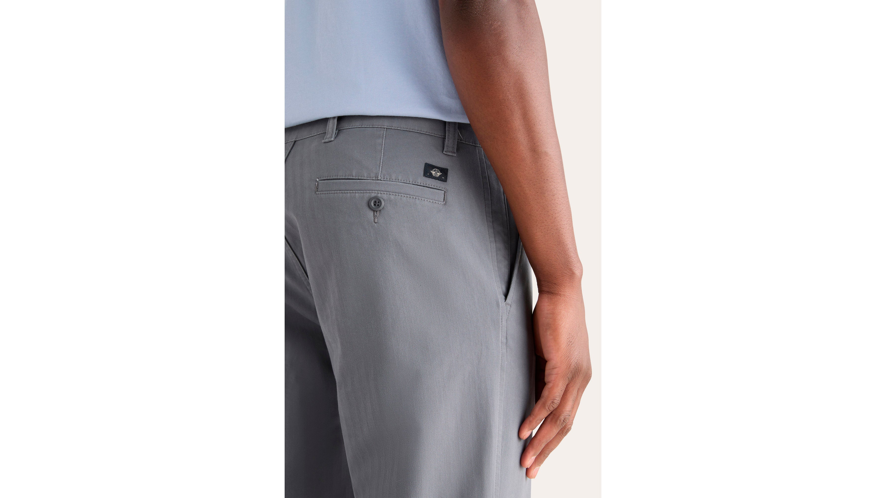 Dockers Ultimate Slim Fit pantalon chino gris stretch