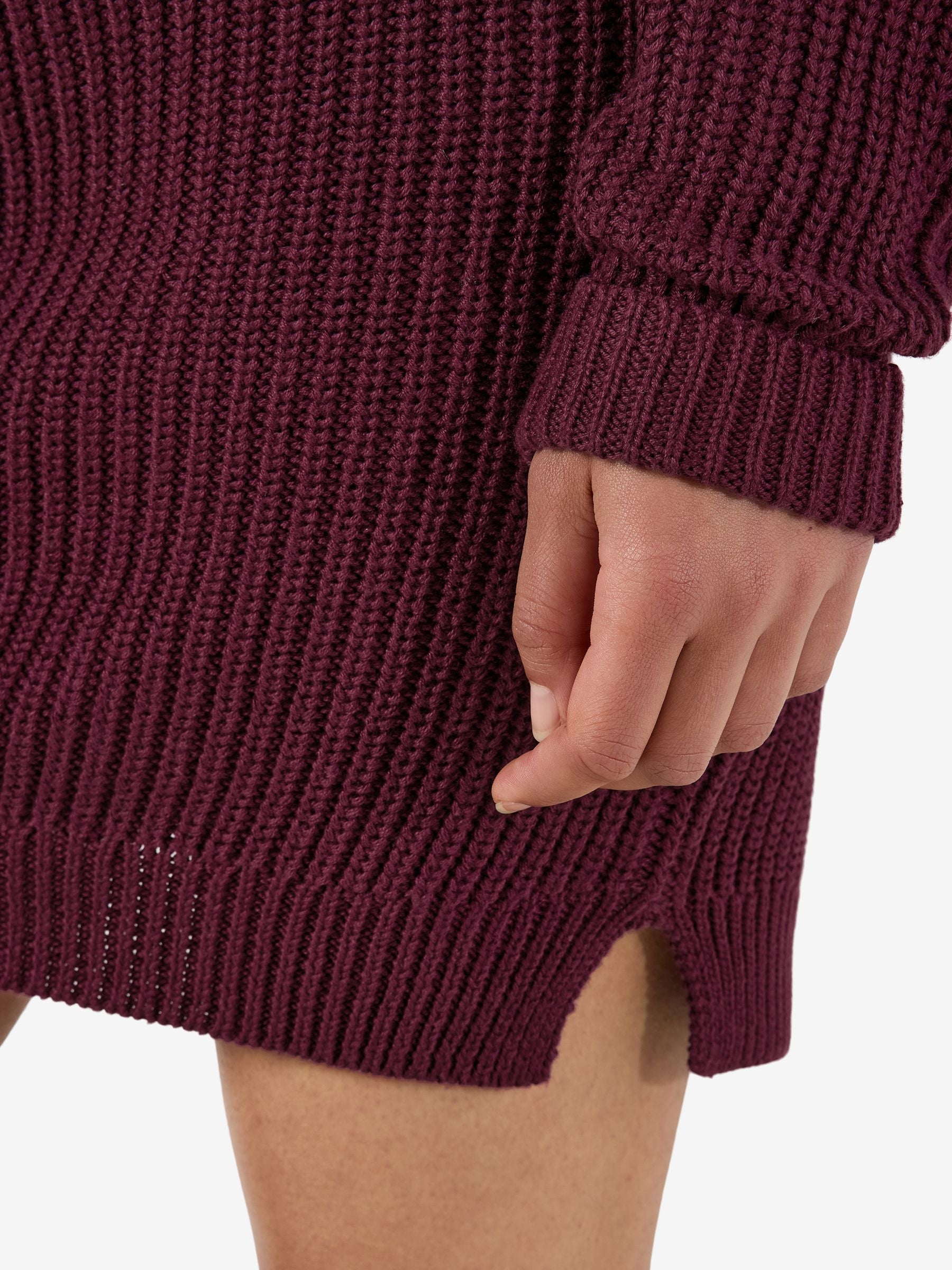 Noisy May robe pull en maille col rond coupe loose