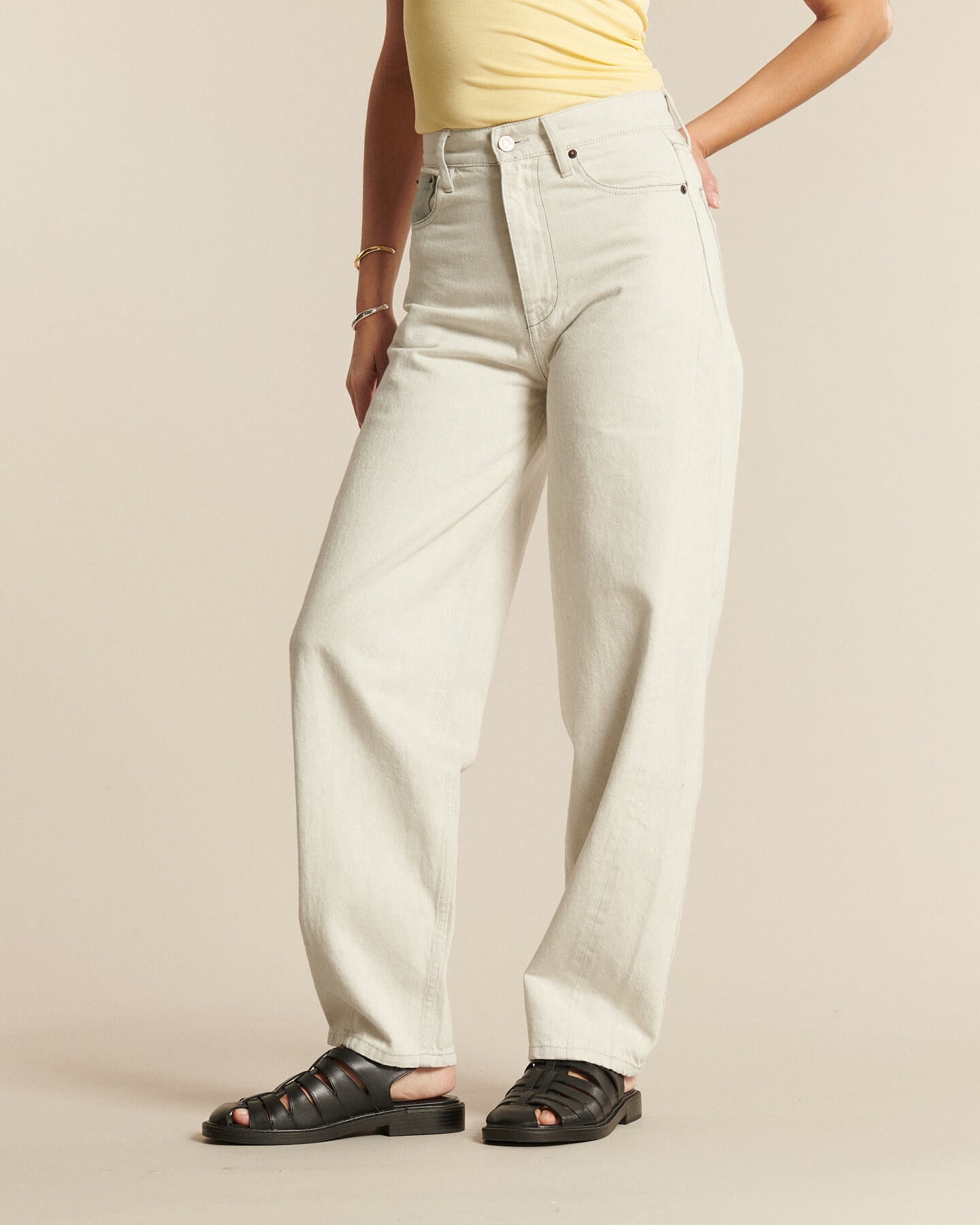 Labdip Osaka Jean Ballon Femme Undyed Granit Coton