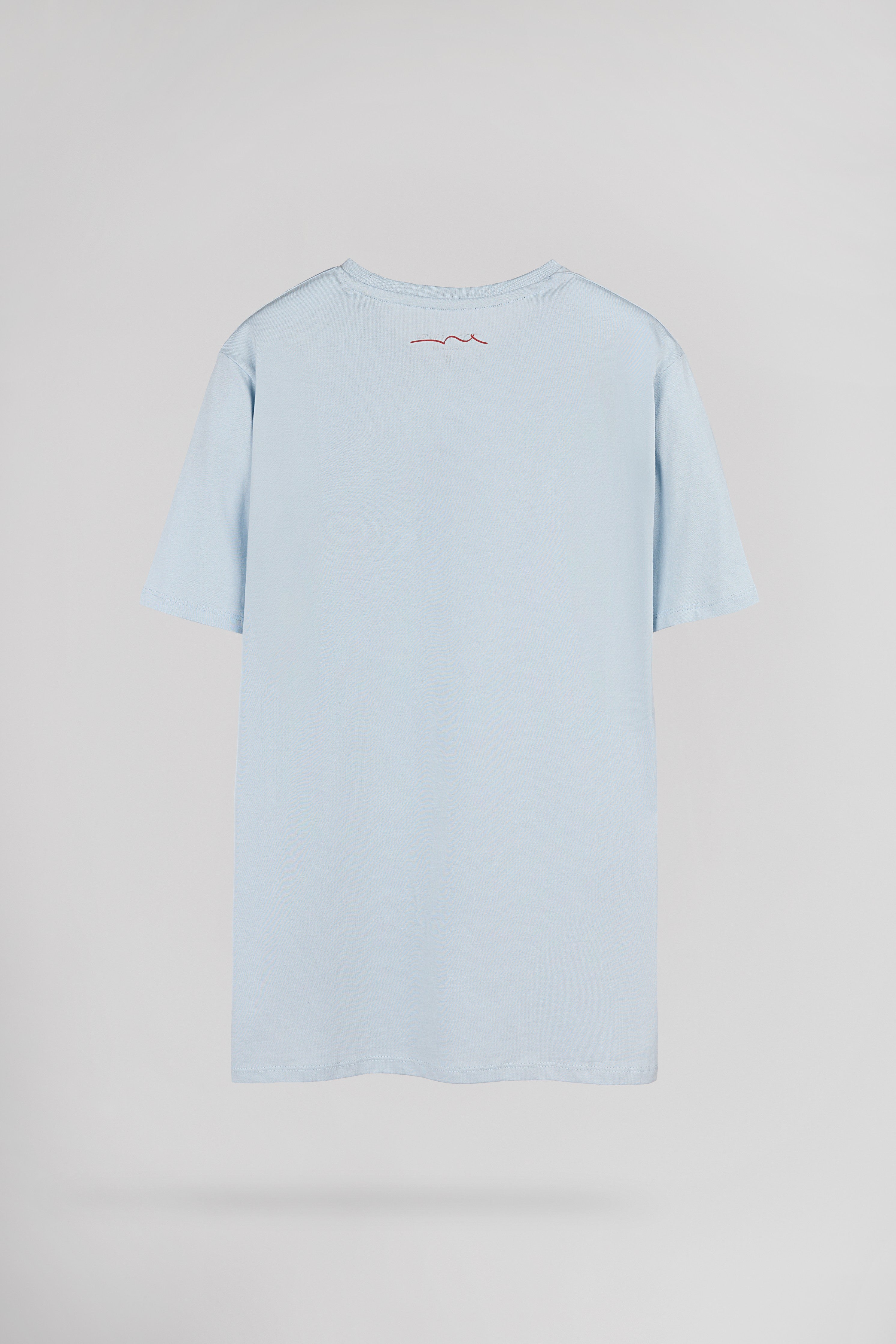 Teddy Smith T-Jim MC t-shirt bleu pastel 100% coton